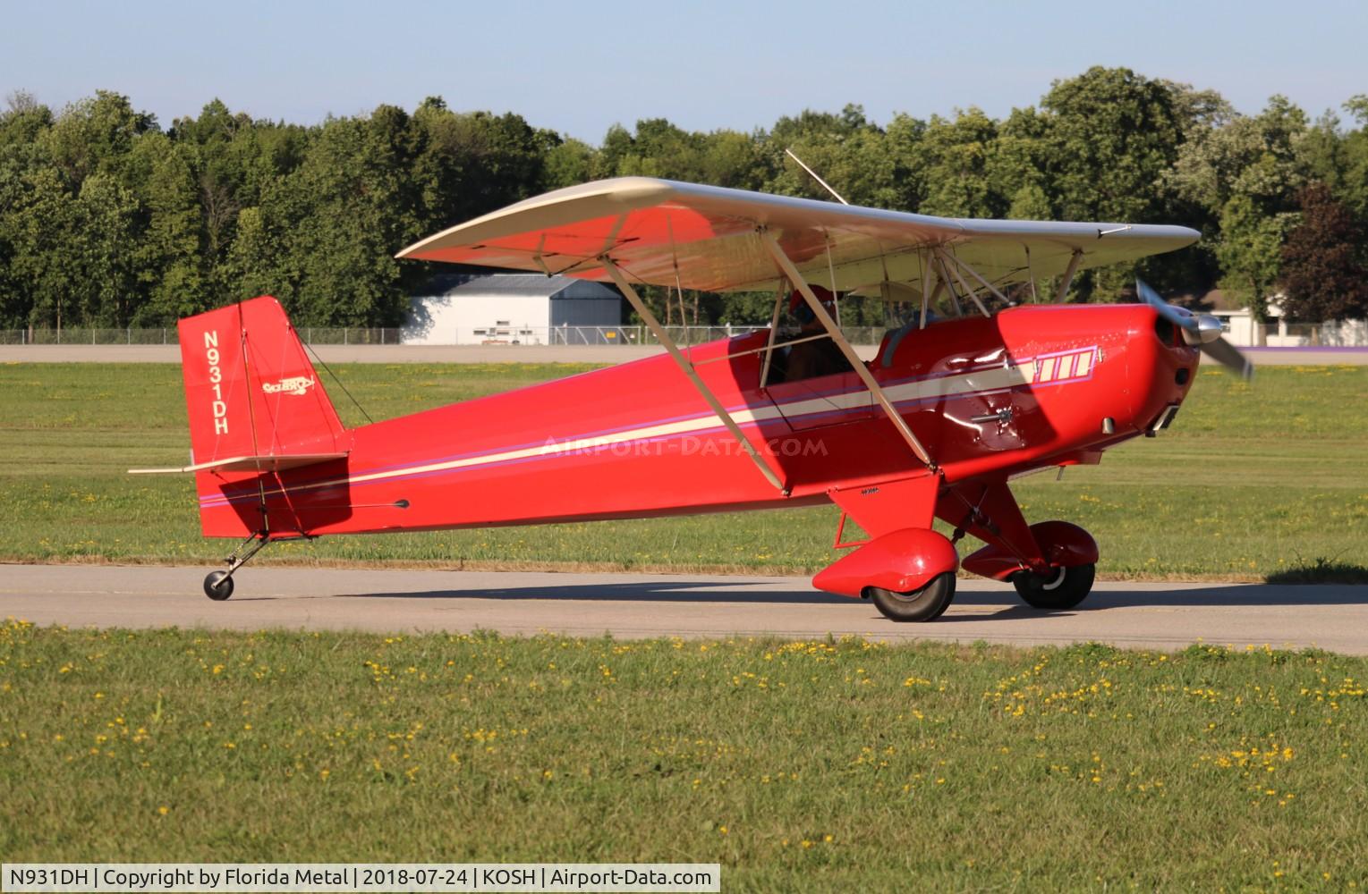 N931DH, 2000 Corben Junior Ace C/N DH-201, EAA OSH 2018