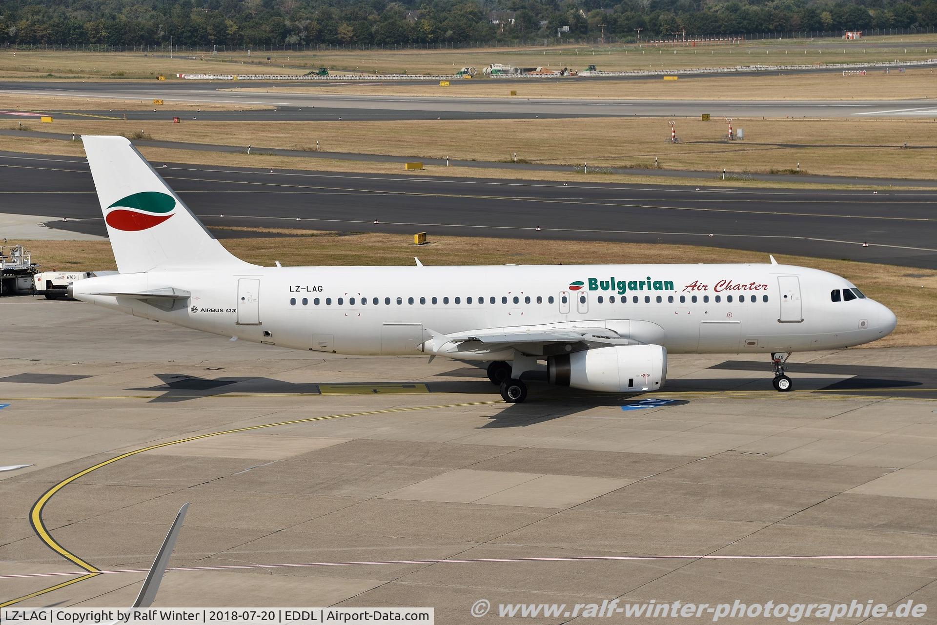 LZ-LAG, 1992 Airbus A320-231 C/N 321, Airbus A320-231 - 1T BUC Bulgarian Air Charter - 321 - LZ-LAG - 20.07.2018 - DUS