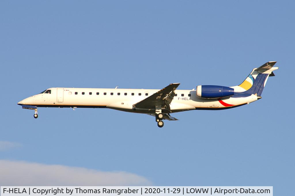 F-HELA, 1999 Embraer EMB-145EU (ERJ-145EU) C/N 145167, Enhance Aero Group Embraer 145