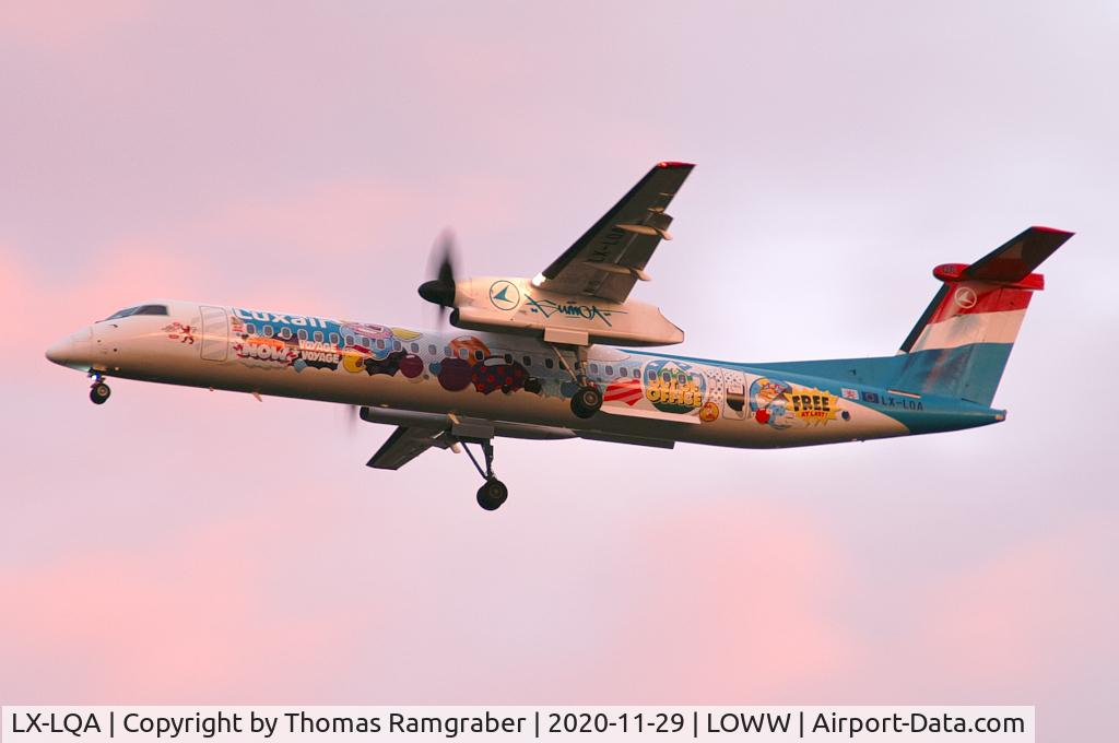 LX-LQA, 2014 De Havilland Canada DHC-8-402 Dash 8 C/N 4468, Luxair De Havilland Canada Dash 8-400