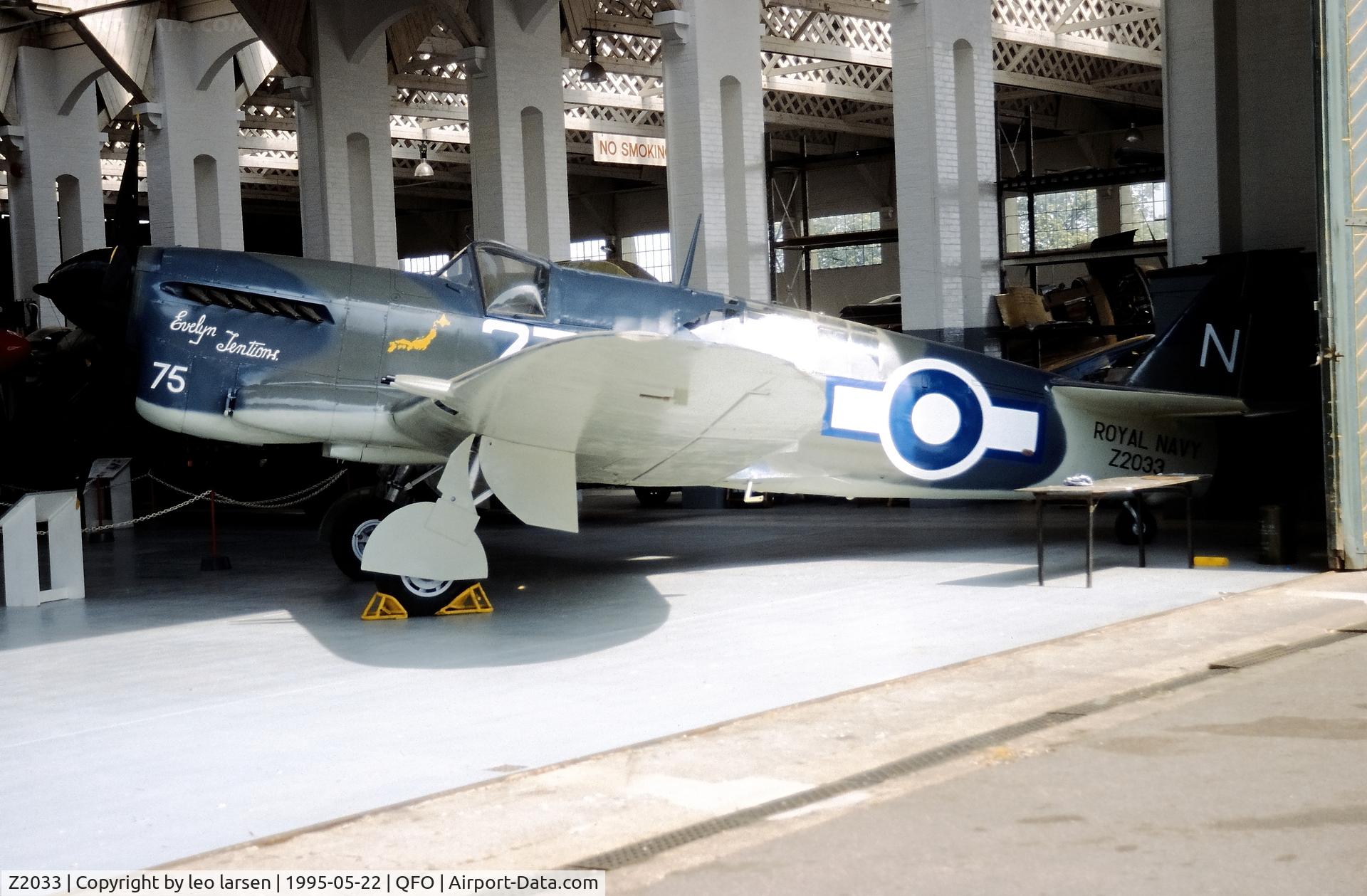 Z2033, 1944 Fairey Firefly 1 C/N F.5607, Duxford 22.5.1995