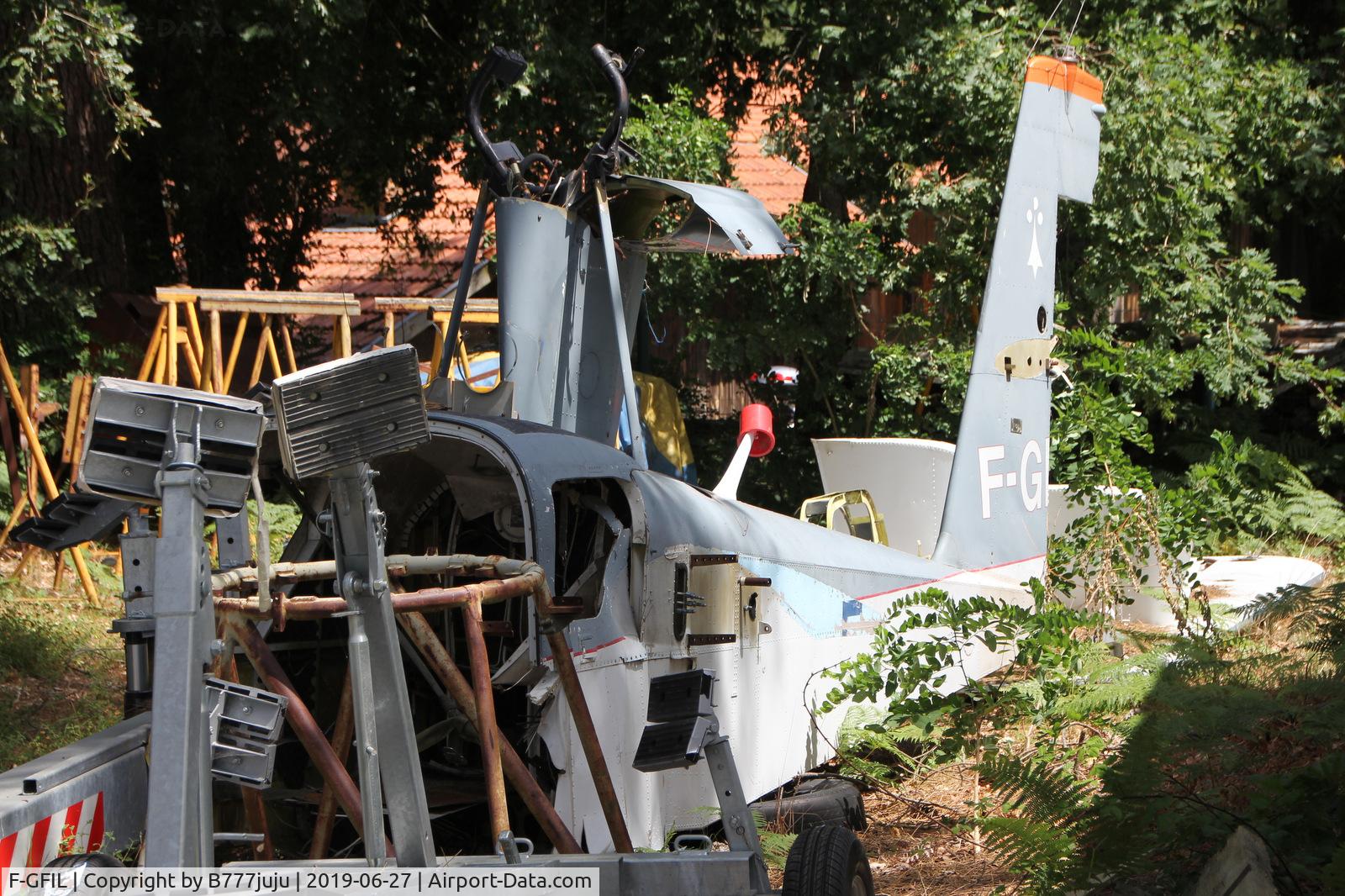 F-GFIL, 1975 Lake LA-4-200 Buccaneer C/N 712, wrecks at Biscarosse Museum
