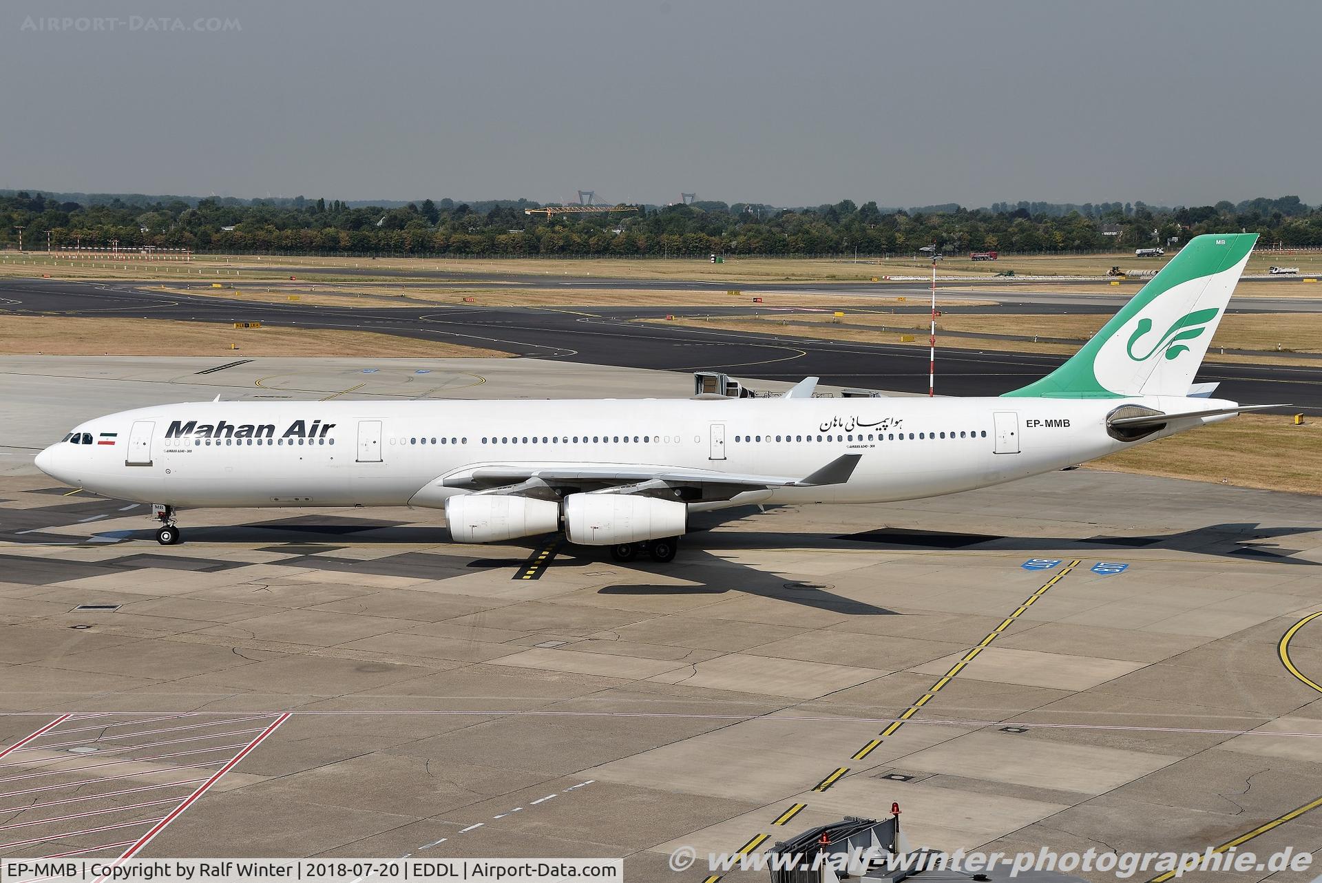 EP-MMB, 1993 Airbus A340-311 C/N 020, Airbus A340-311 - W5 IRM Mahan Airlines - 56 - EP-MMB - 20.07.2018 - DUS