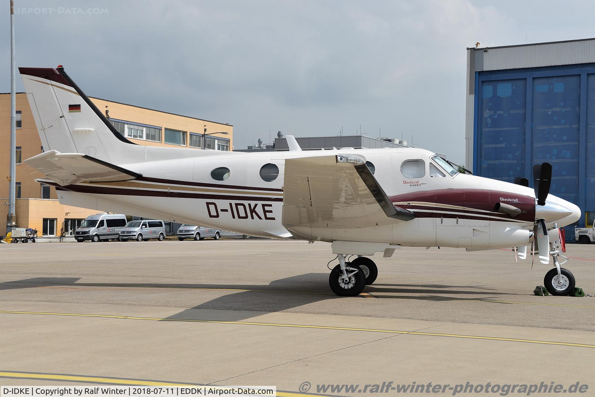 D-IDKE, 2008 Hawker Beechcraft C90GTI King Air King Air C/N LJ-1865, Beechcraft C90GT King Air - Private - LJ-1865 - D-IDKE - 11.07.2018 - CGN