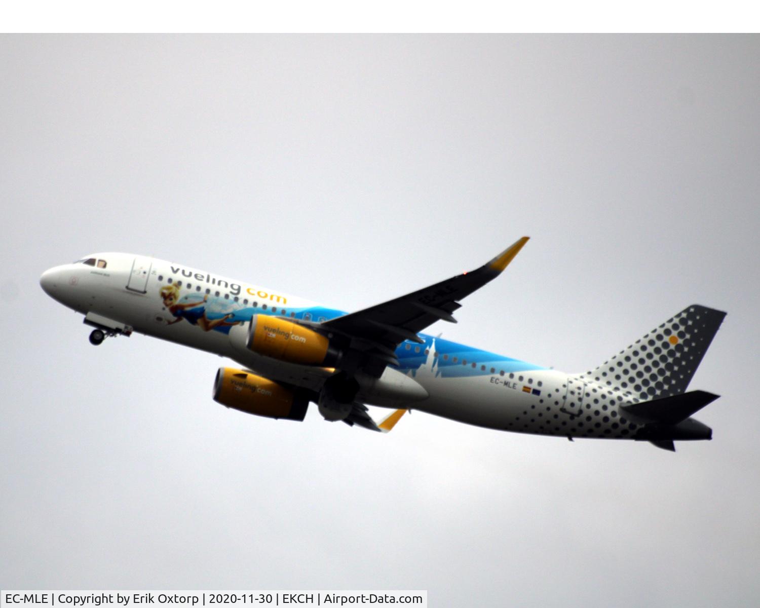 EC-MLE, 2016 Airbus A320-232 C/N 7109, EC-MLE taking off rw 22R