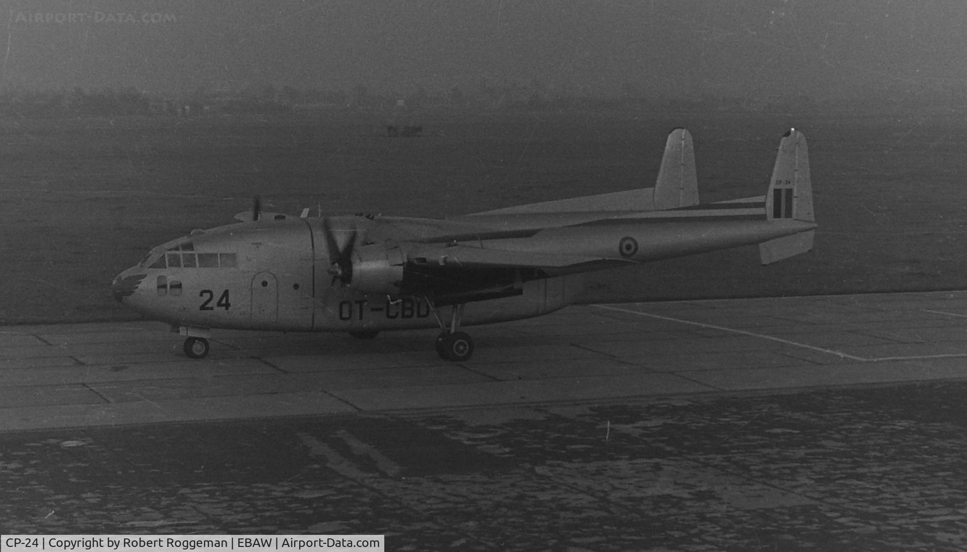 CP-24, 1952 Fairchild C-119G Flying Boxcar C/N 11077, MID 1960's.