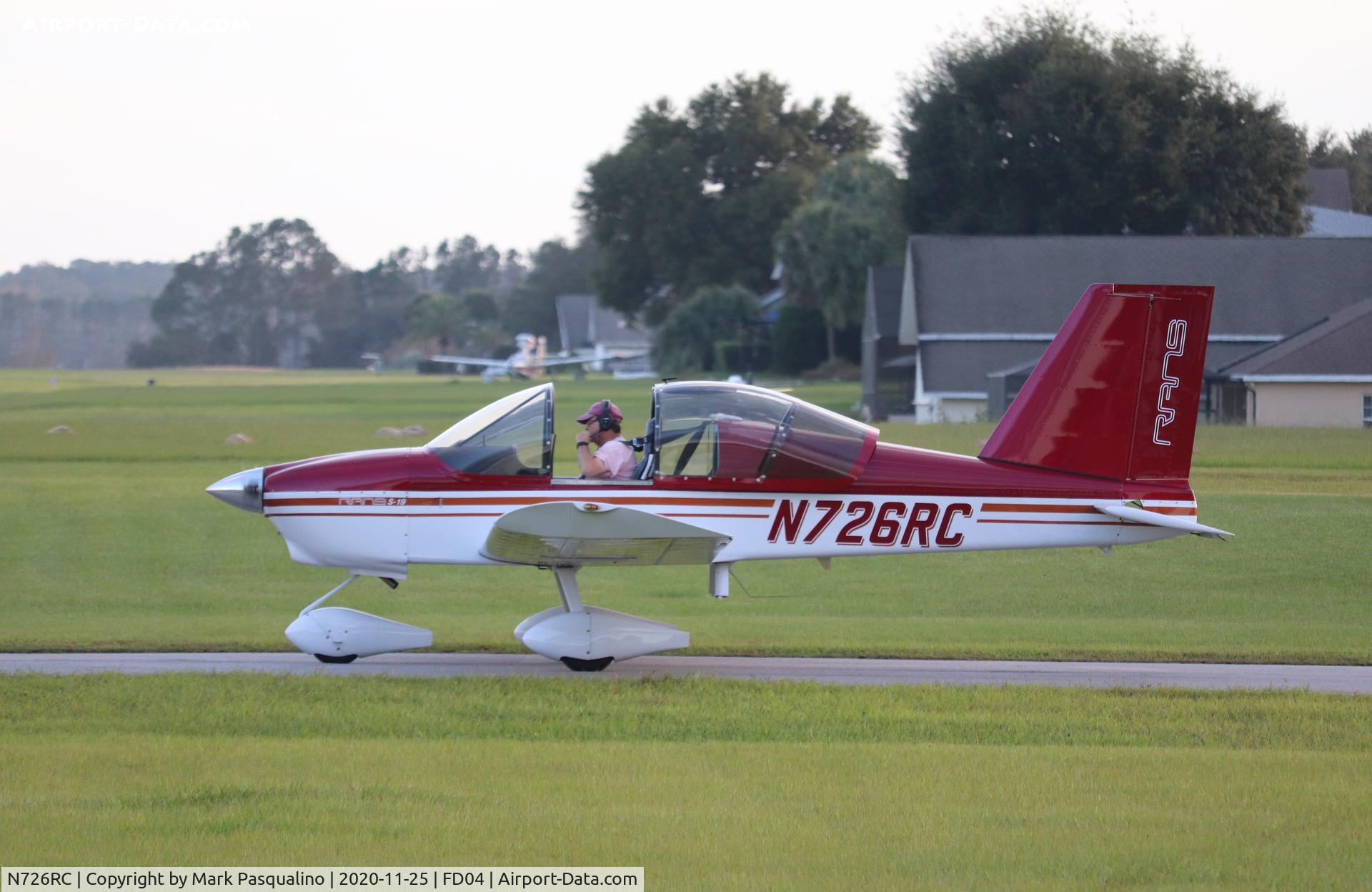 N726RC, Rans S-19 Venterra C/N 100800044, Rans S-19