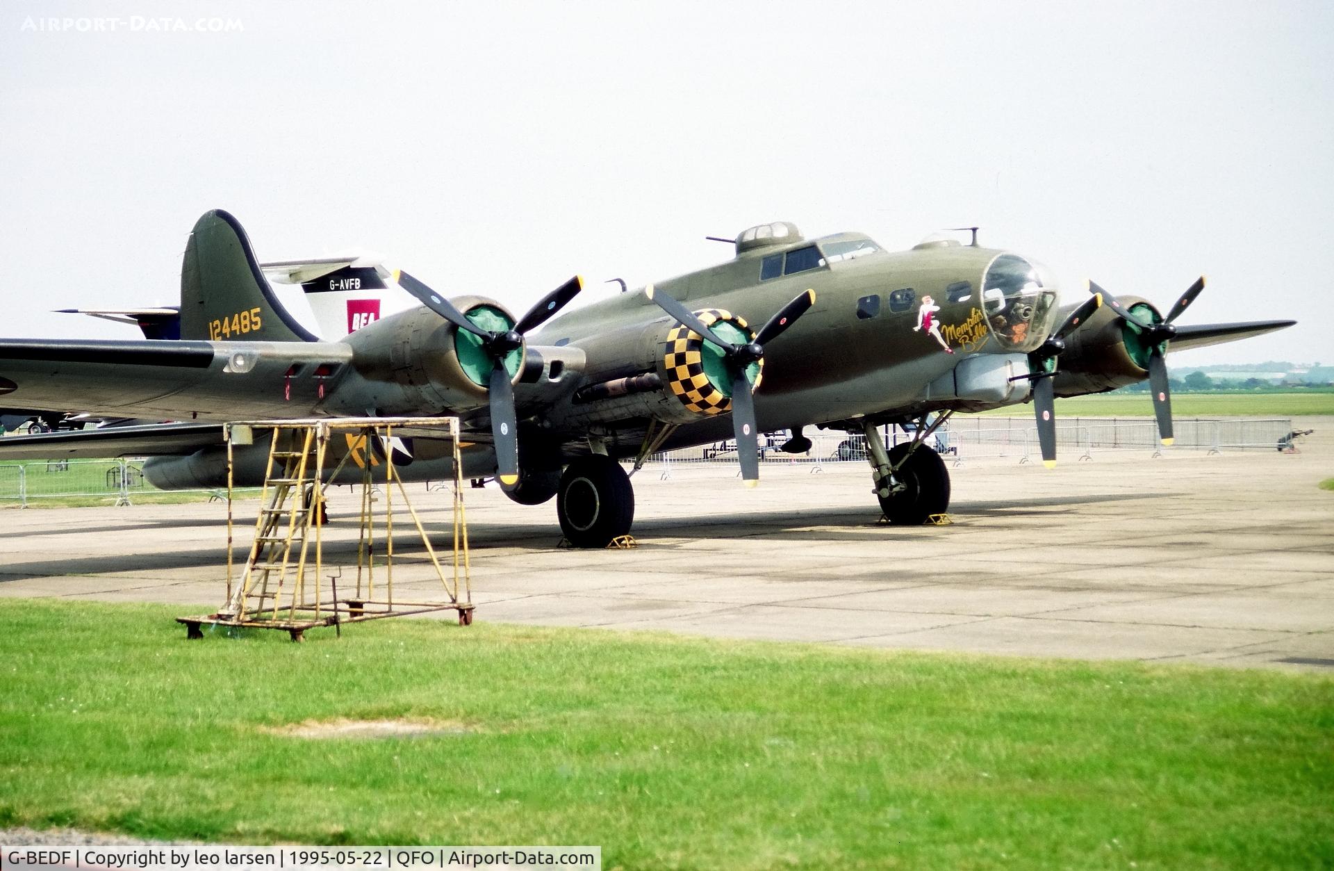 G-BEDF, 1944 Boeing B-17G Flying Fortress C/N 8693, Duxford 22.5.1995