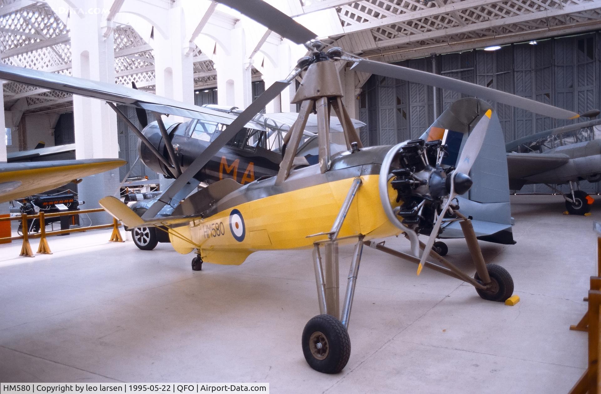 HM580, 1934 Avro 671 Rota I (Cierva C-30A) C/N 726, Duxford 22.5.1995