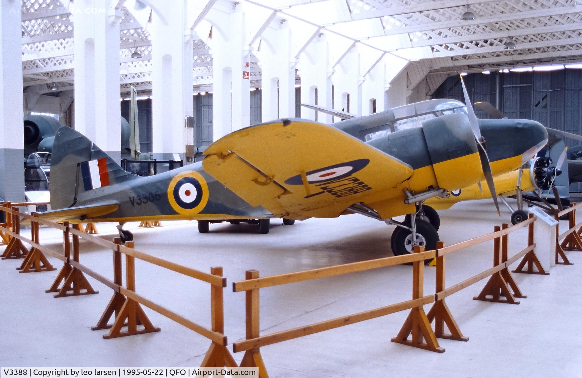 V3388, 1940 Airspeed AS.10 Oxford I C/N 3083, Duxford 122.5.1995