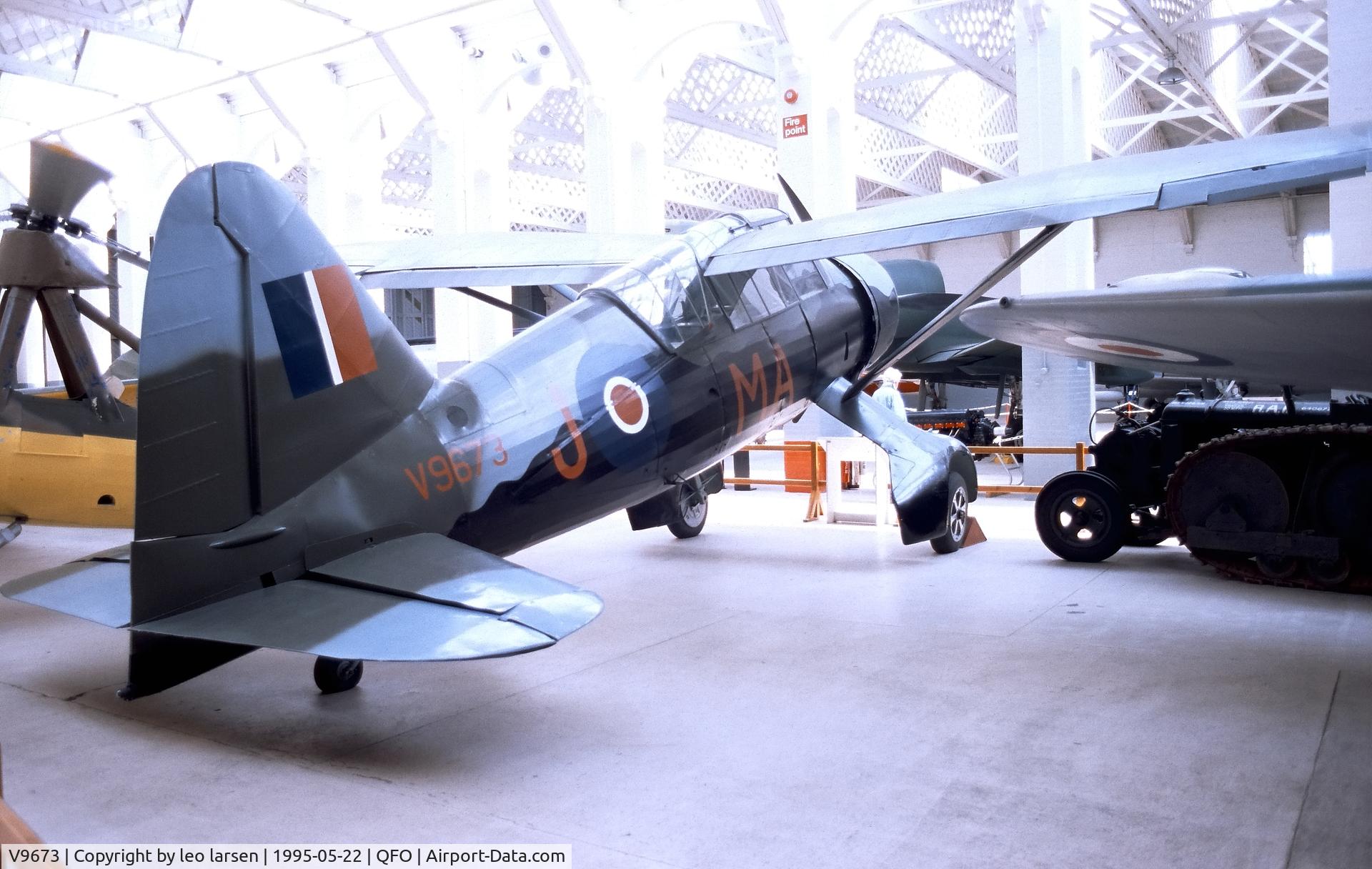 V9673, 1940 Westland Lysander IIIA C/N 504/39, Duxford 22.5.1995