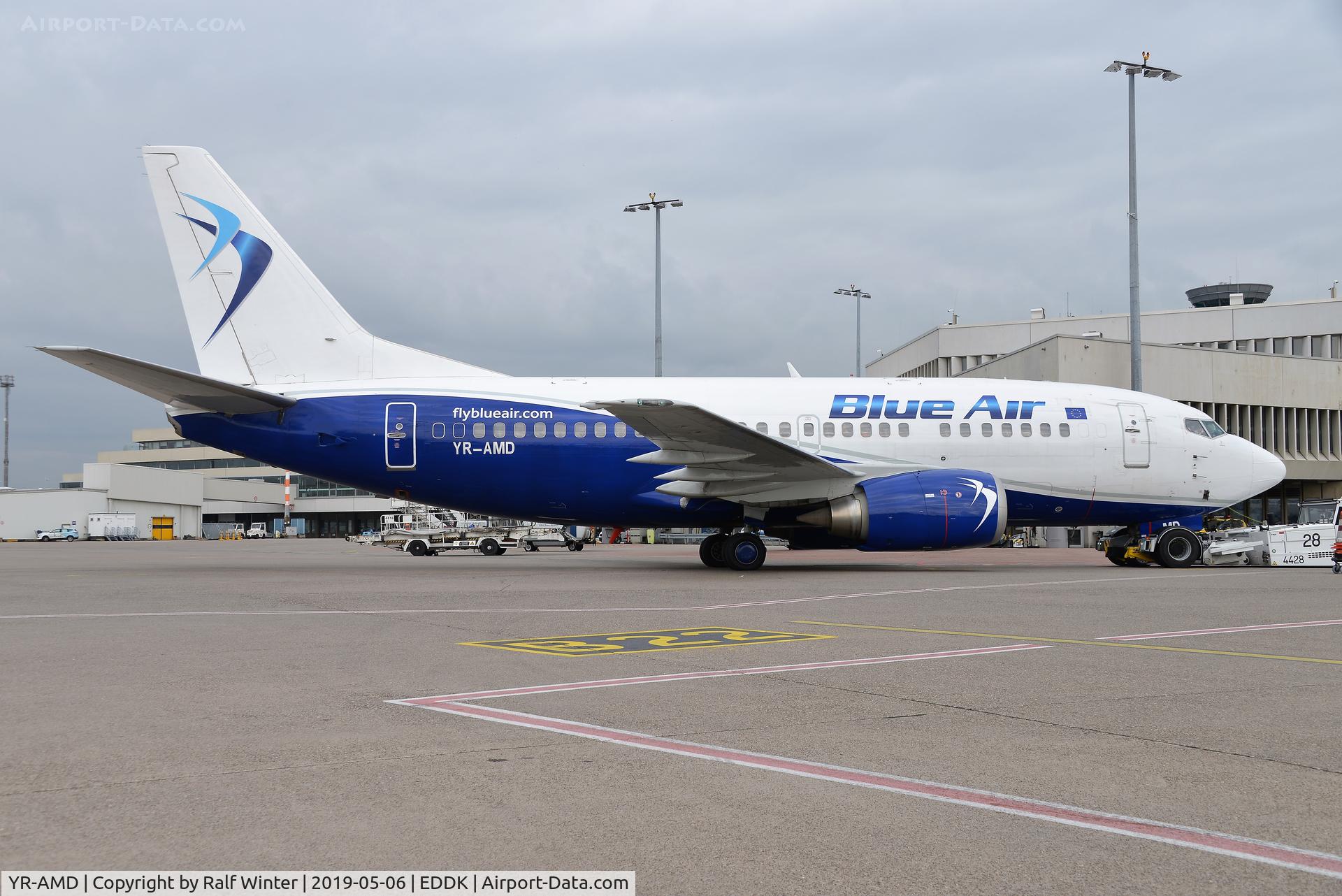 YR-AMD, 1991 Boeing 737-530 C/N 25271, Boeing 737-530 - 0B BMS Blue Air - 25271 - YR-AMD - 06.05.2019 - CGN