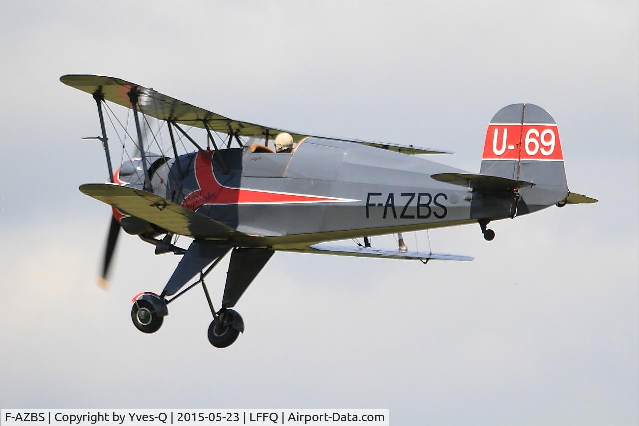 F-AZBS, 1938 Bucker Bu-133C Jungmeister C/N 16, Bucker Bu-133C Jungmeister, On display, La Ferté-Alais airfield (LFFQ) Airshow 2015