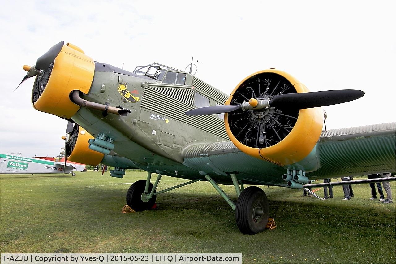 F-AZJU, 1952 Junkers (CASA) 352L (Ju-52) C/N 103, Junkers (CASA) 352L (Ju-52), Static display, La Ferté-Alais airfield (LFFQ) Air show 2015