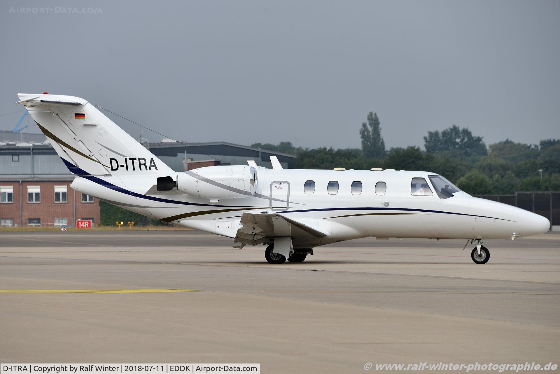 D-ITRA, 1997 Cessna 525 CitationJet CJ1 C/N 525-0177, Cessna 525 CitationJet 1 - VipJets - 525-0177 - D-ITRA - 11.07.2018 - CGN