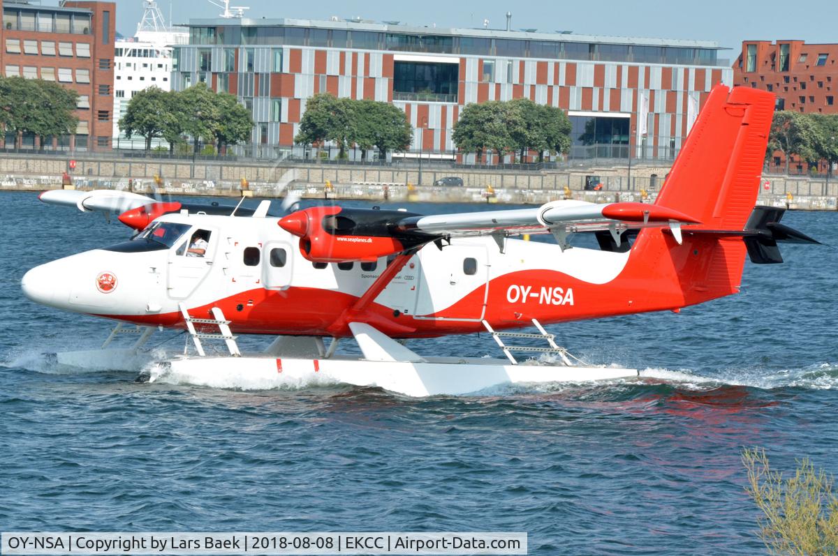 OY-NSA, 1978 De Havilland Canada DHC-6-300 Twin Otter C/N 577, Nice to see this aircraft in  the Harbour of Copenhagen