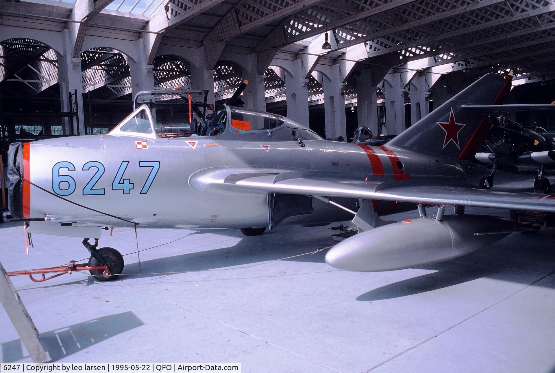 6247, 1956 PZL-Mielec SBLim-2 (MiG-15UTI) C/N 622047, Duxford 22.5.1995