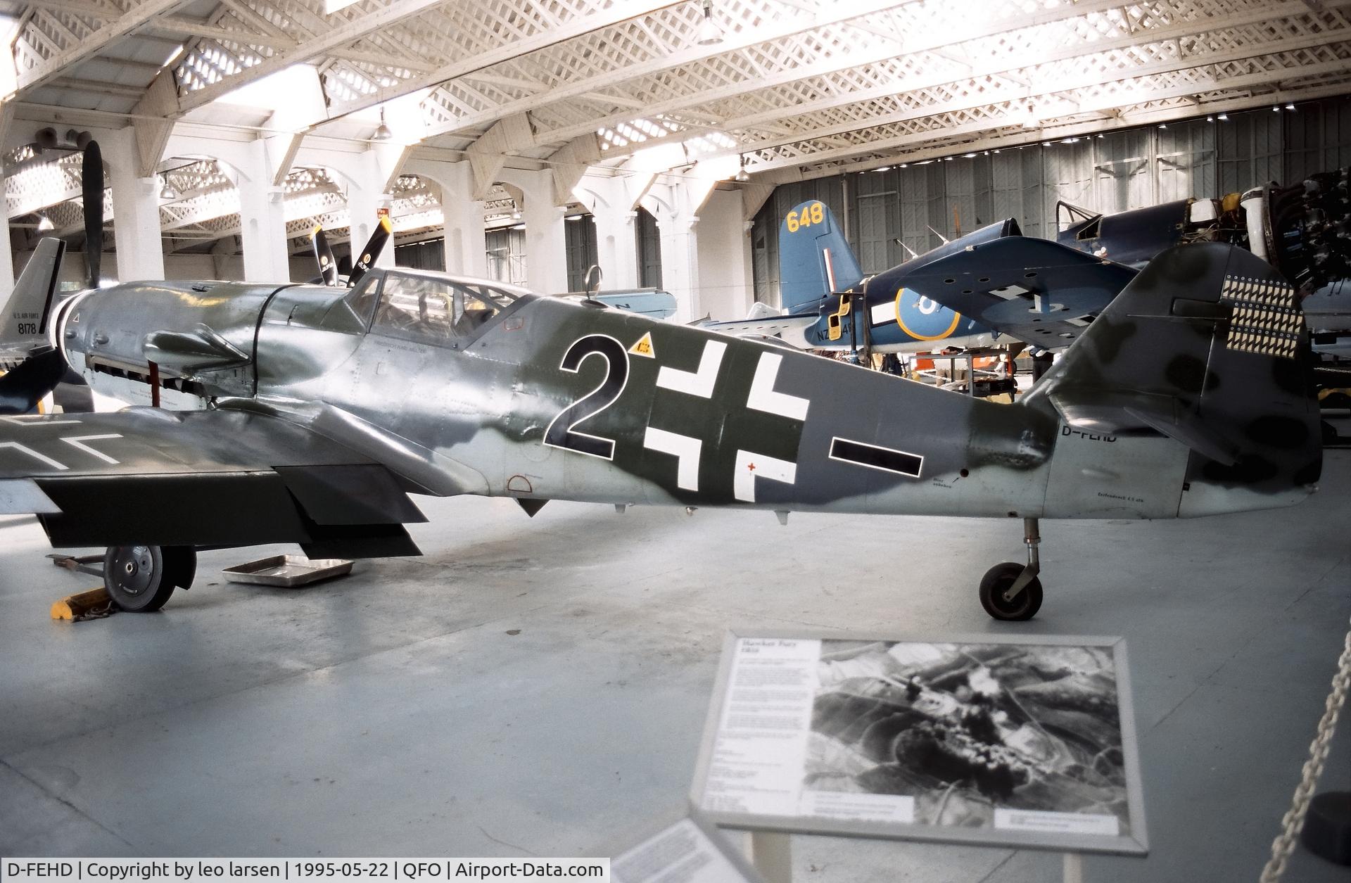 D-FEHD, Hispano HA-1112-M1L Buchon C/N 213, Duxford 22.5.1995