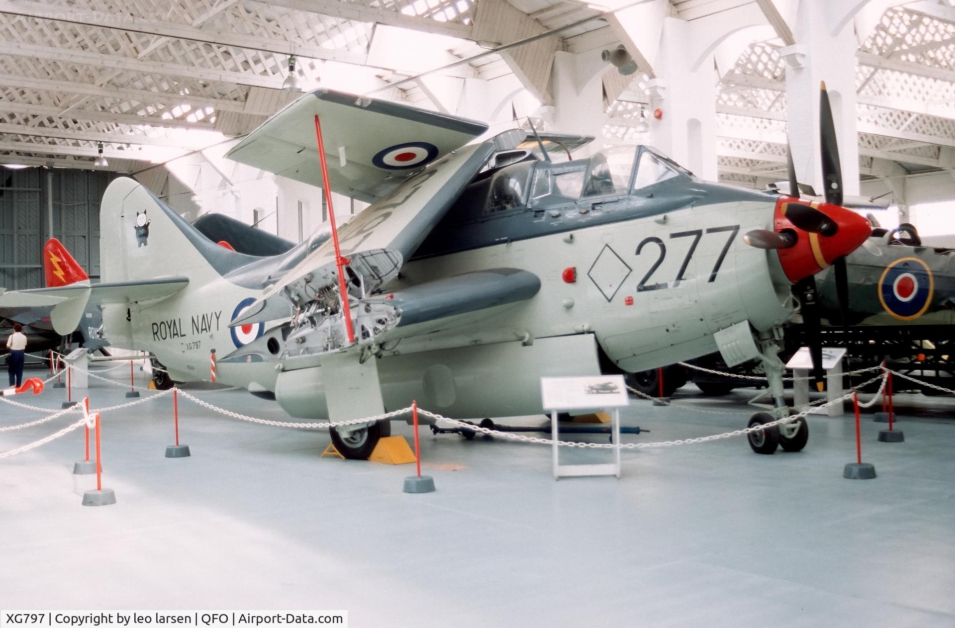 XG797, Fairey Gannet ECM.6 C/N F9365, Duxford 22.5.1995