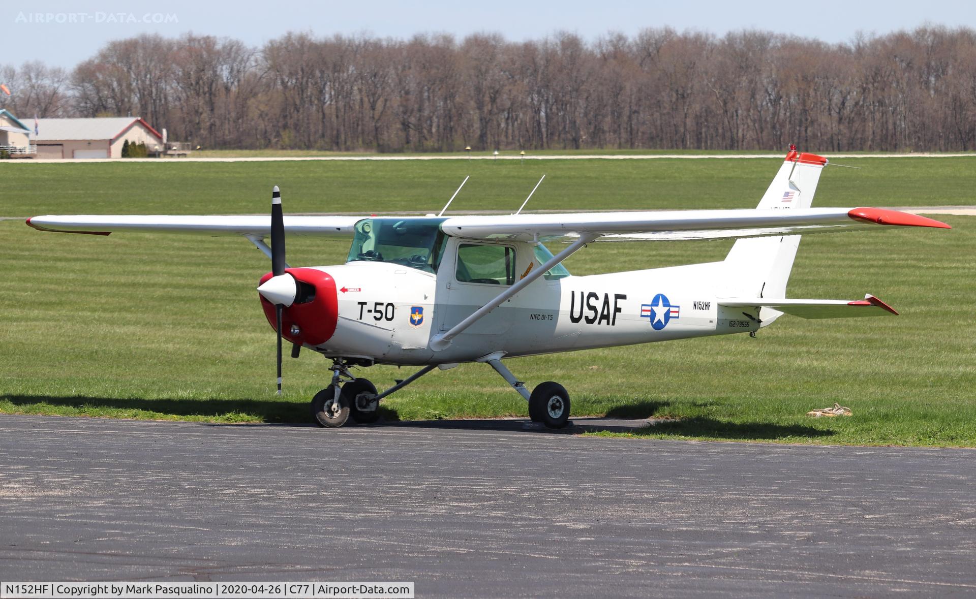 N152HF, 1977 Cessna 152 C/N 15279555, Cessna 152