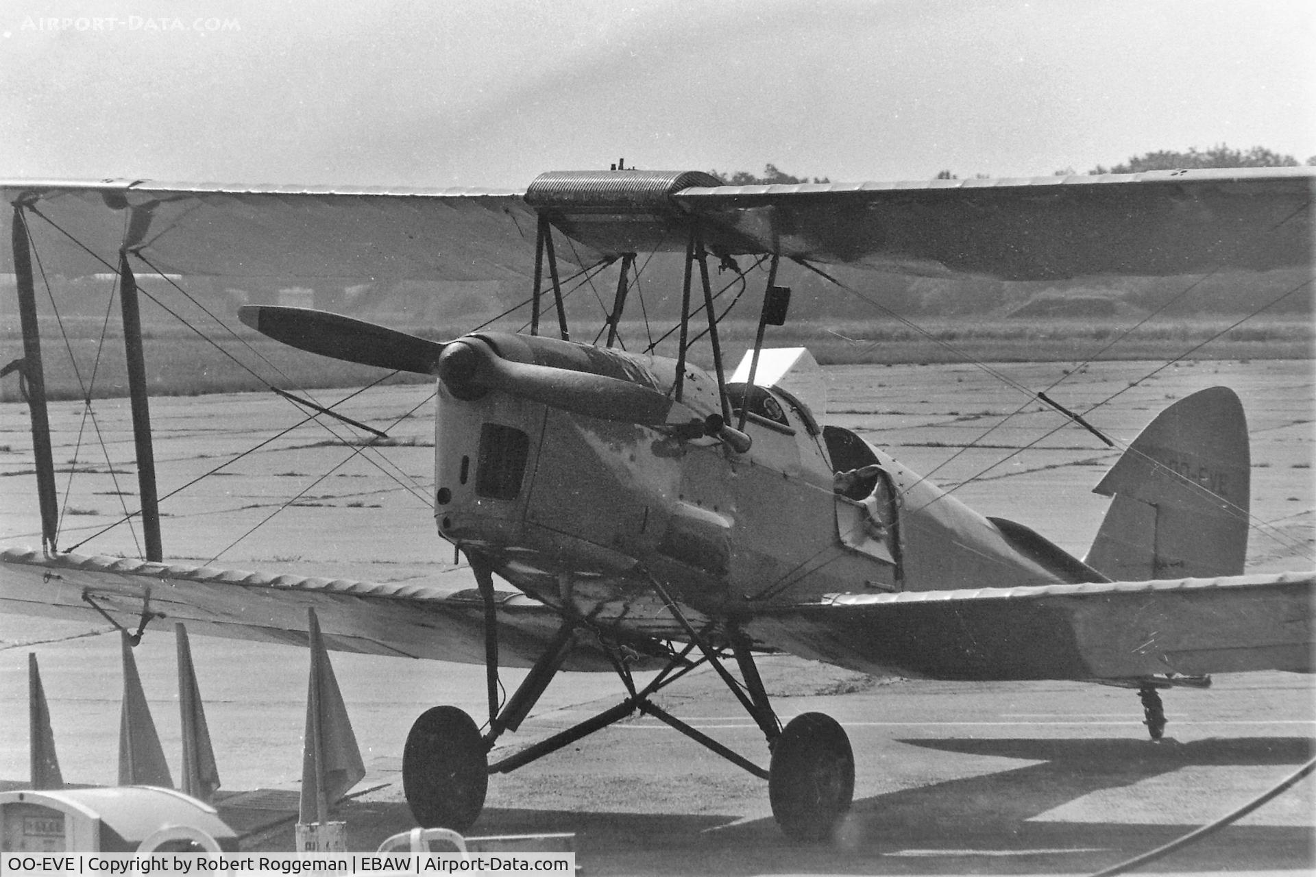 OO-EVE, De Havilland DH-82A Tiger Moth II C/N 85953, MID 1960's.