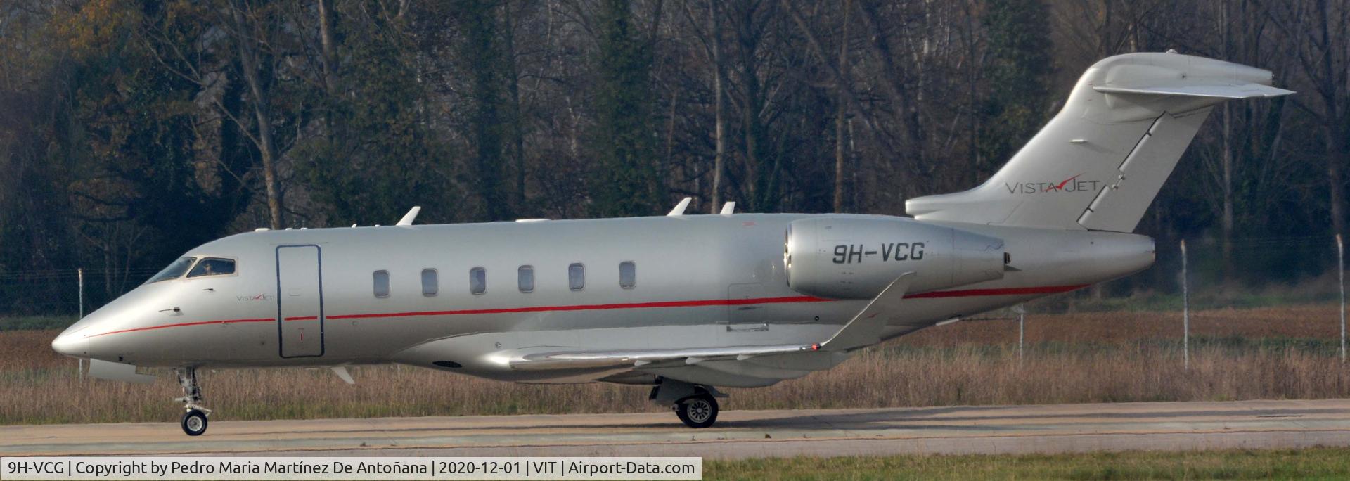 9H-VCG, 2014 Bombardier Challenger 350 (BD-100-1A10) C/N 20545, Aeropuerto de Foronda - Vitoria-Gasteiz - Euskadi - España