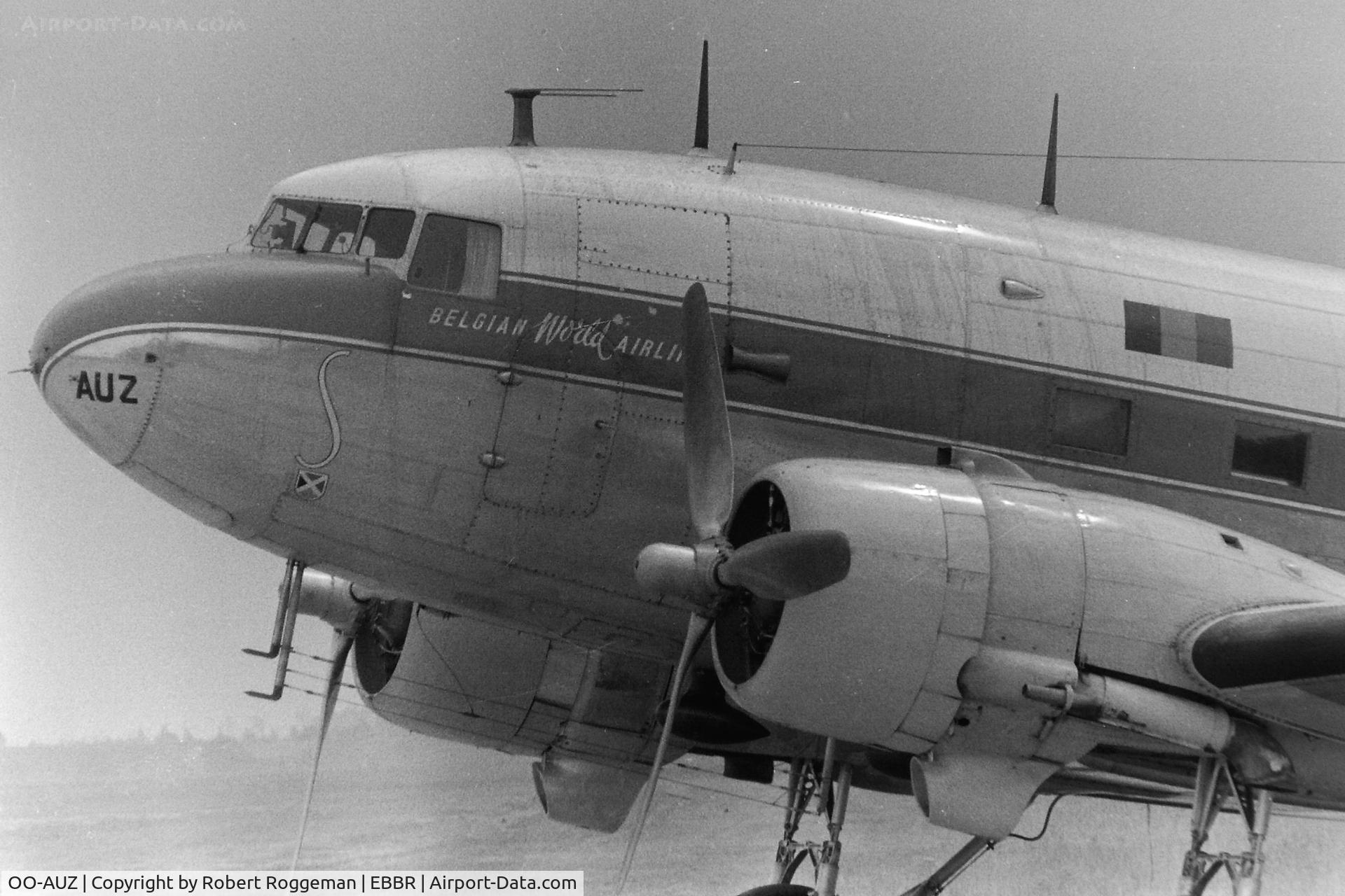 OO-AUZ, 1943 Douglas DC-3C C/N 43090, MID 1960's.SABENA.