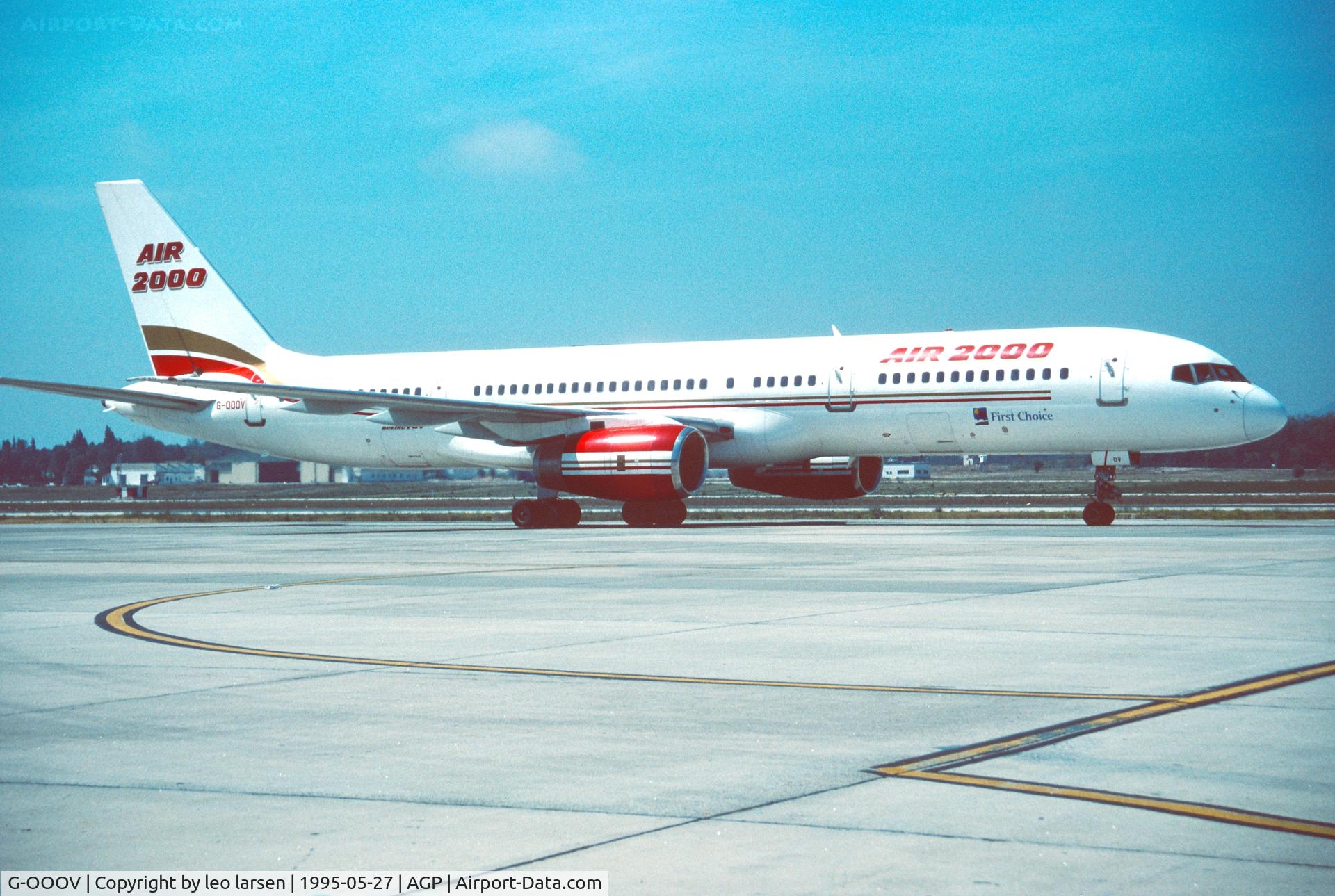 G-OOOV, 1985 Boeing 757-225 C/N 22211, Malaga 27.5.1995