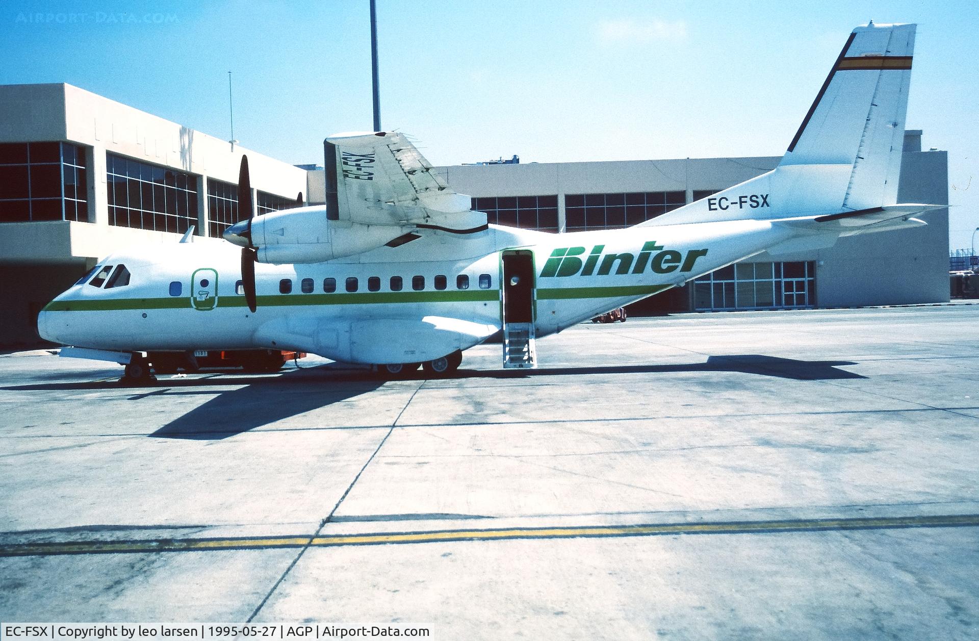 EC-FSX, 1991 Airtech CN-235-100M C/N C042, Malaga 27.5.1995