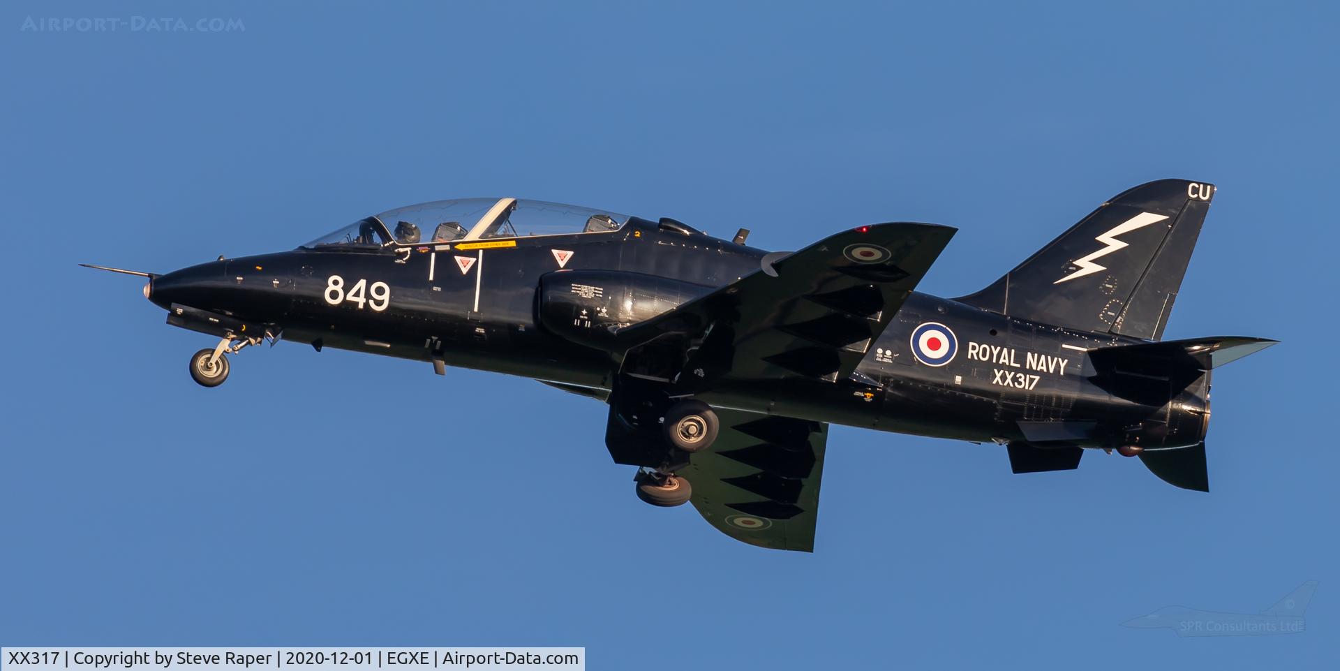 XX317, 1980 Hawker Siddeley Hawk T.1A C/N 159/312142, RN Pirate at Leeming