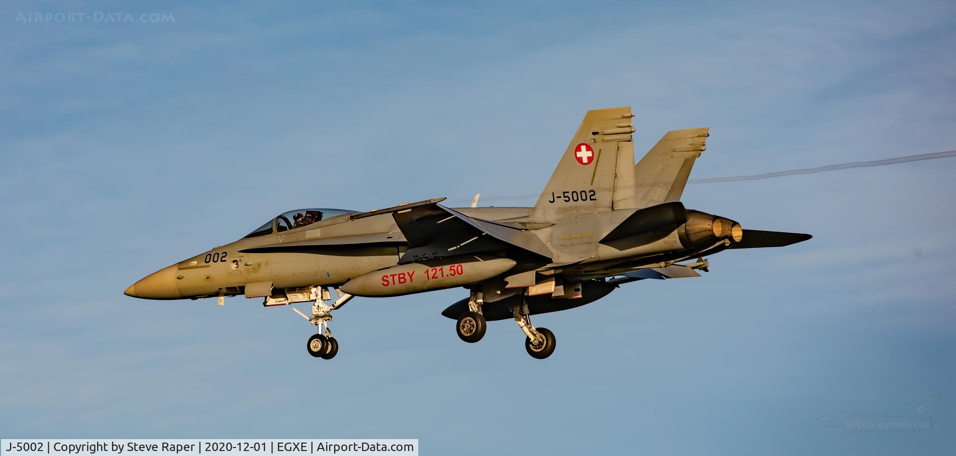 J-5002, McDonnell Douglas F/A-18C Hornet C/N 1315/SFC002, Ex Yorknite 2020