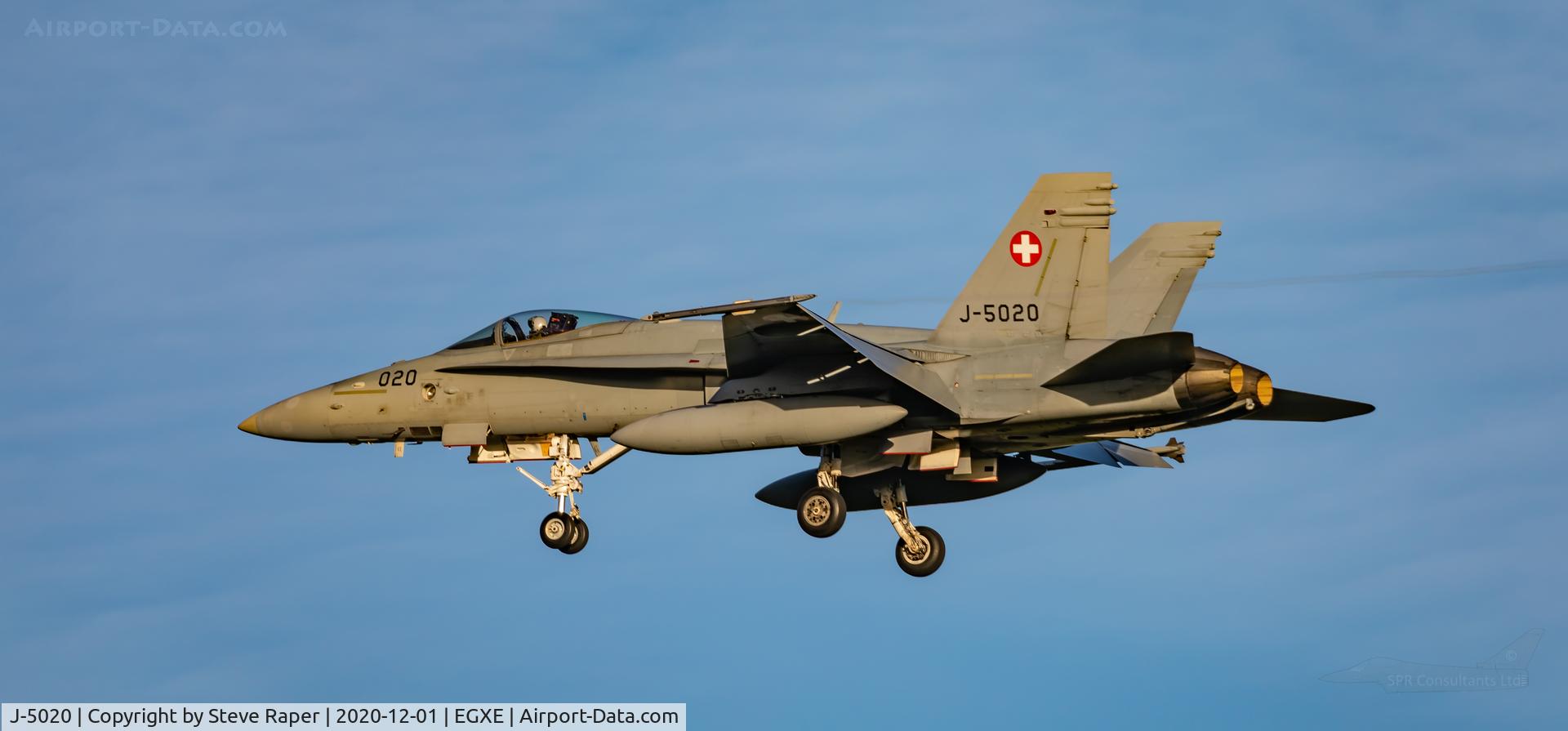 J-5020, McDonnell Douglas F/A-18C Hornet C/N 1369/SFC020, Ex Yorknite 2020