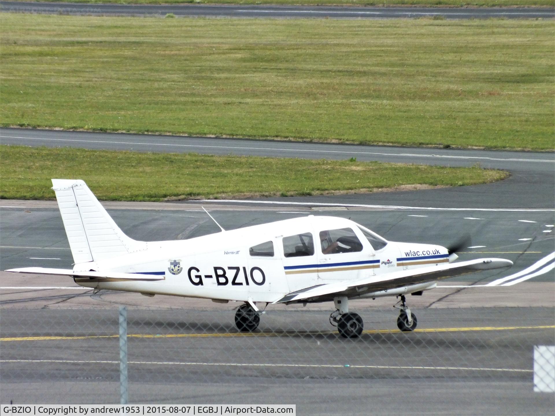 G-BZIO, 2000 Piper PA-28-161 Cherokee Warrior III C/N 2842085, G-BZIO at Gloucestershire Airport.