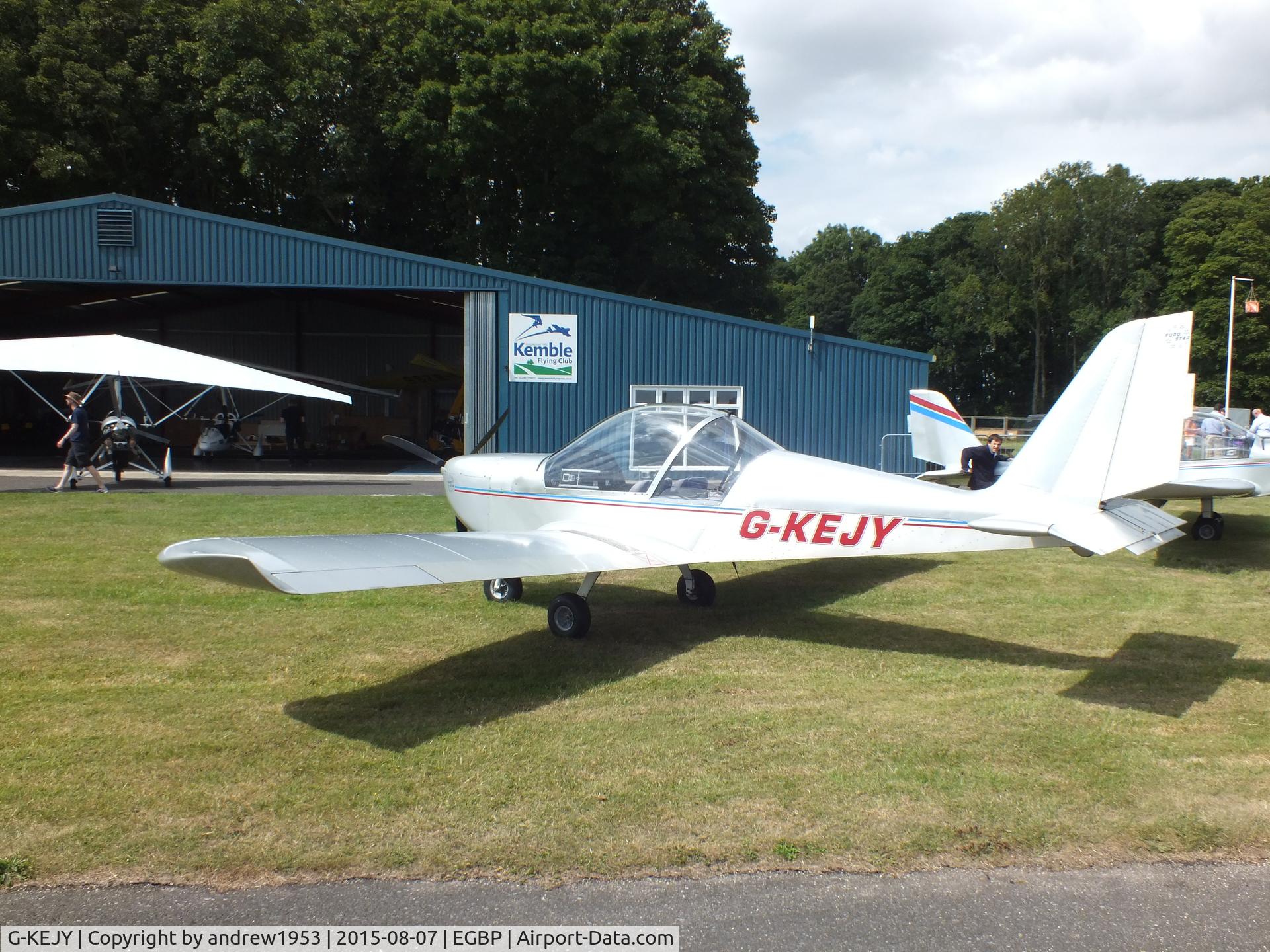 G-KEJY, 2004 Cosmik EV-97 TeamEurostar UK C/N 2017, G-KEJY at Cotswold Airport.