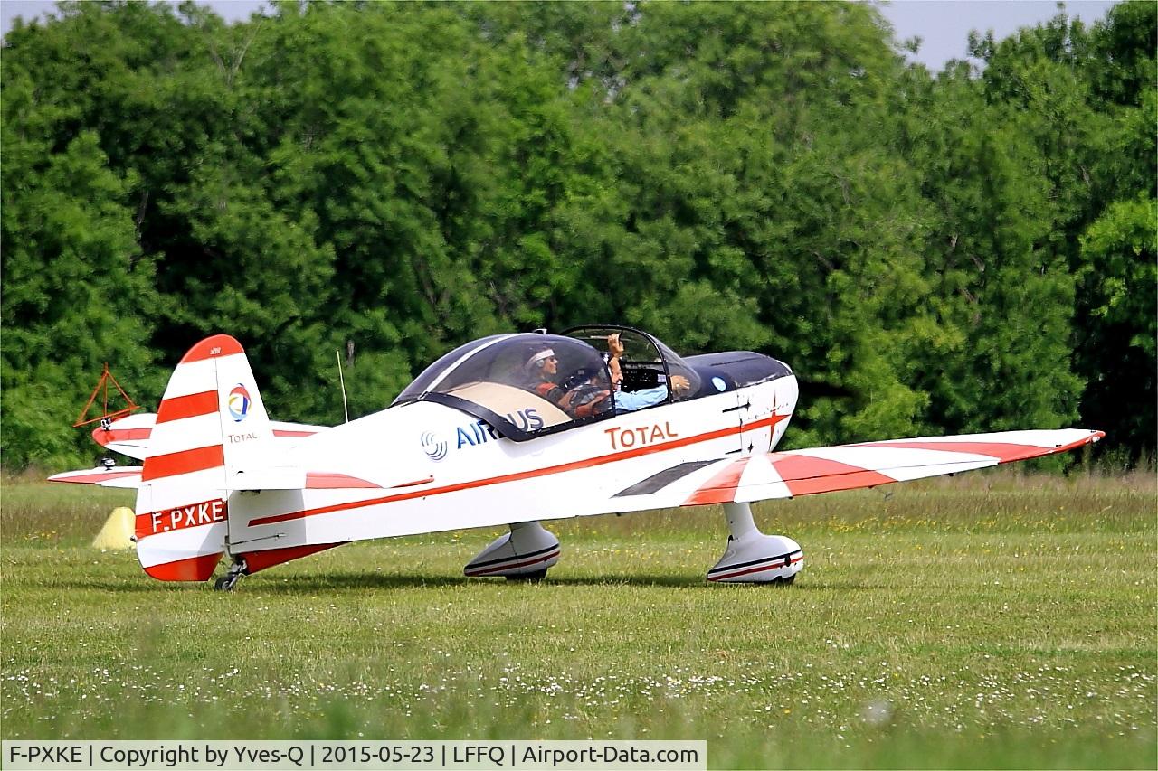 F-PXKE, Mudry CAP-10B C/N A1, Mudry CAP-10B, Taxiing to parking area, La Ferté-Alais airfield (LFFQ) Airshow 2015