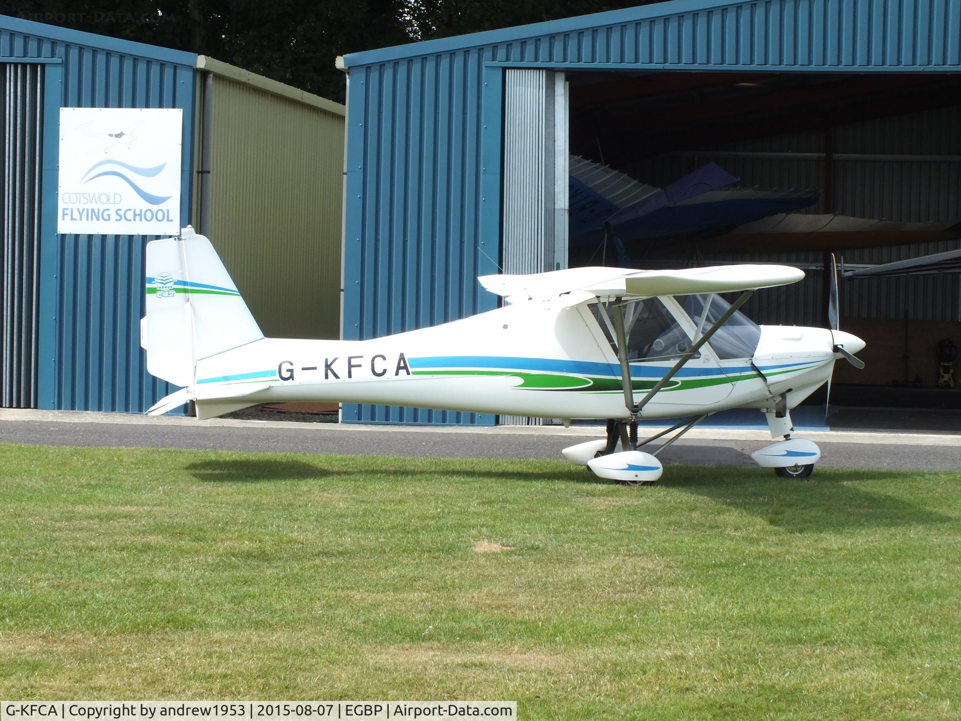 G-KFCA, 2013 Comco Ikarus C42 FB80 C/N 1309-7282, G-KFCA at Cotswold Airport.