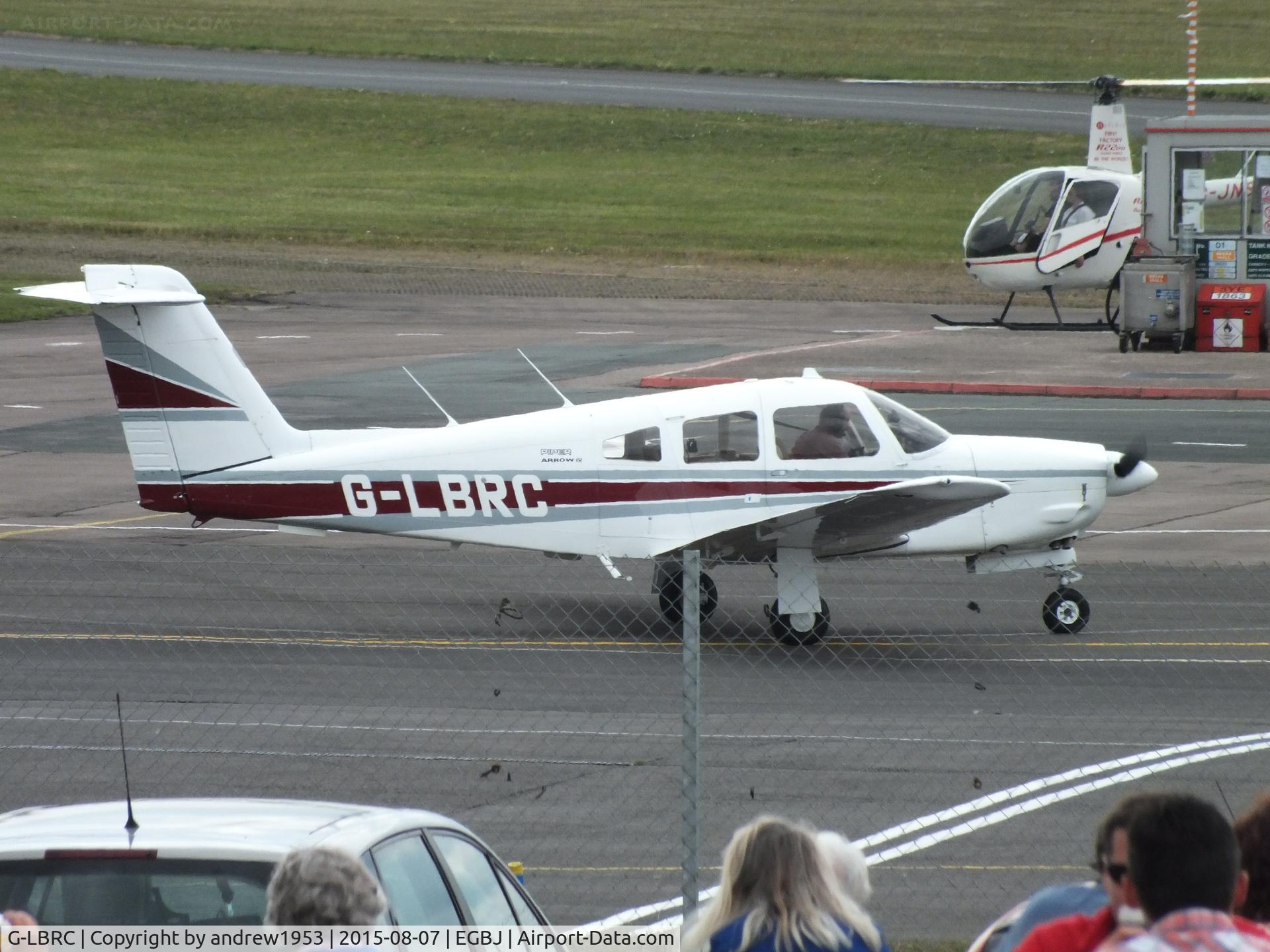 G-LBRC, 1979 Piper PA-28RT-201 Arrow IV C/N 28R-7918051, G-LBRC at Gloucestershire Airport.