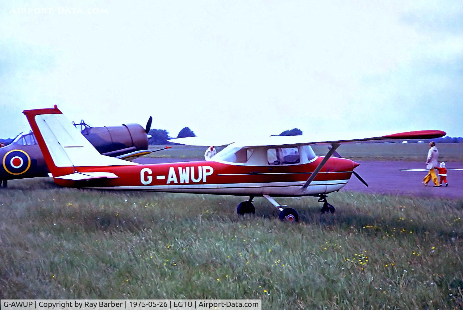 G-AWUP, 1968 Reims Cessna F150H C/N 0381, G-AWUP   R/Cessna F.150H [0381] Dunkeswell~G 26/05/1975