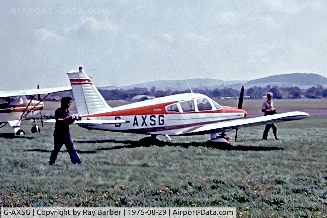 G-AXSG, 1970 Piper PA-28-180 Cherokee C/N 28-5605, G-AXSG    Piper PA-28-180 Cherokee E [28-5605] Weston-super-Mare~G 25/08/1975