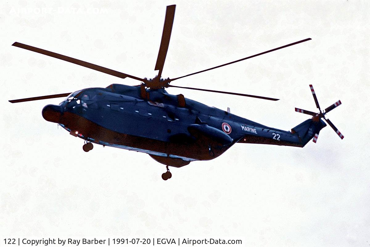 122, Aérospatiale SA-321G Super Frelon C/N 122, 122   Aerospatiale SA-321G Super Frelon [122] (French Navy) RAF Fairford~G 20/07/1991
