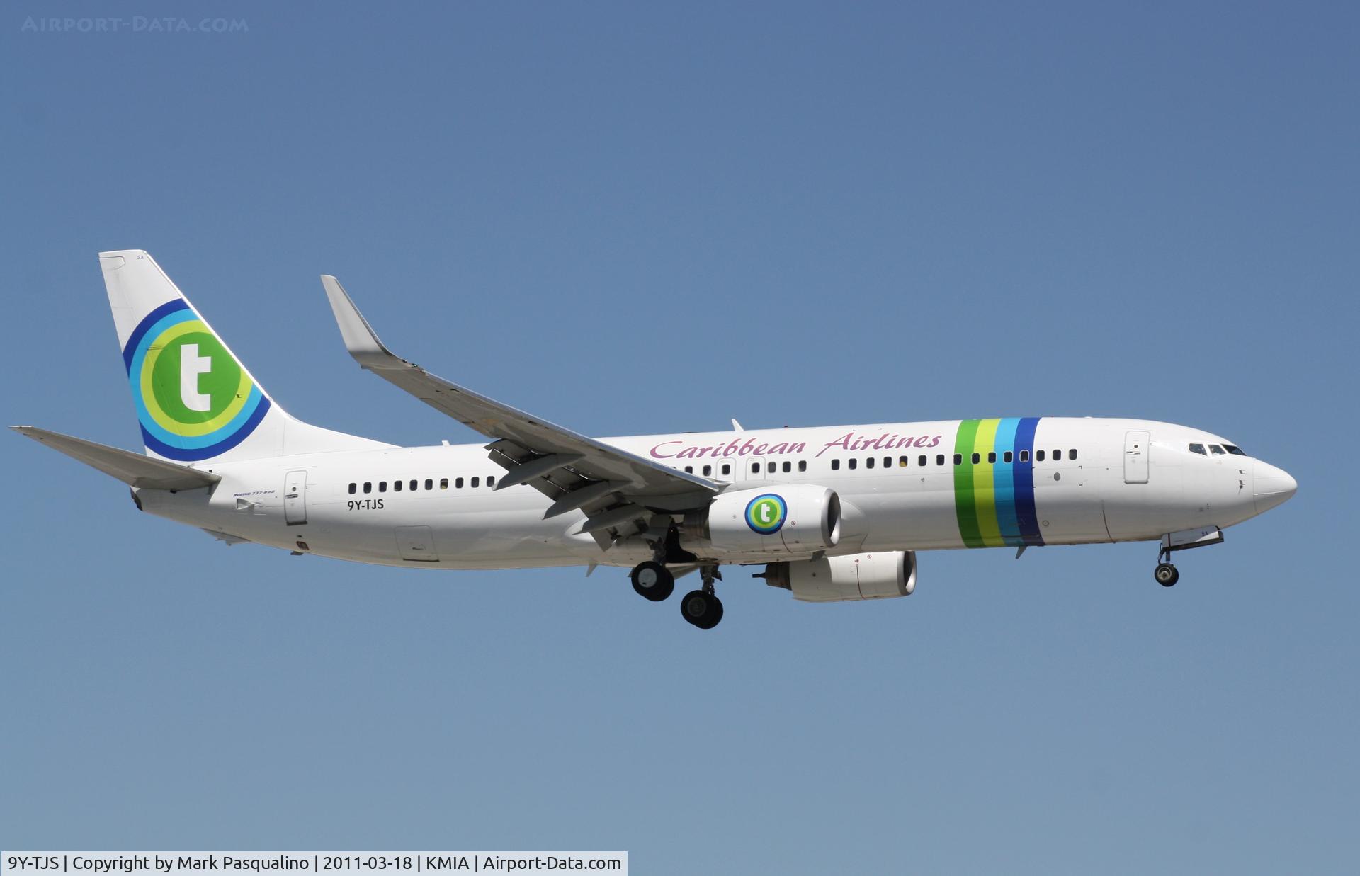 9Y-TJS, 2009 Boeing 737-8K2 C/N 34171, Boeing 737-8K2