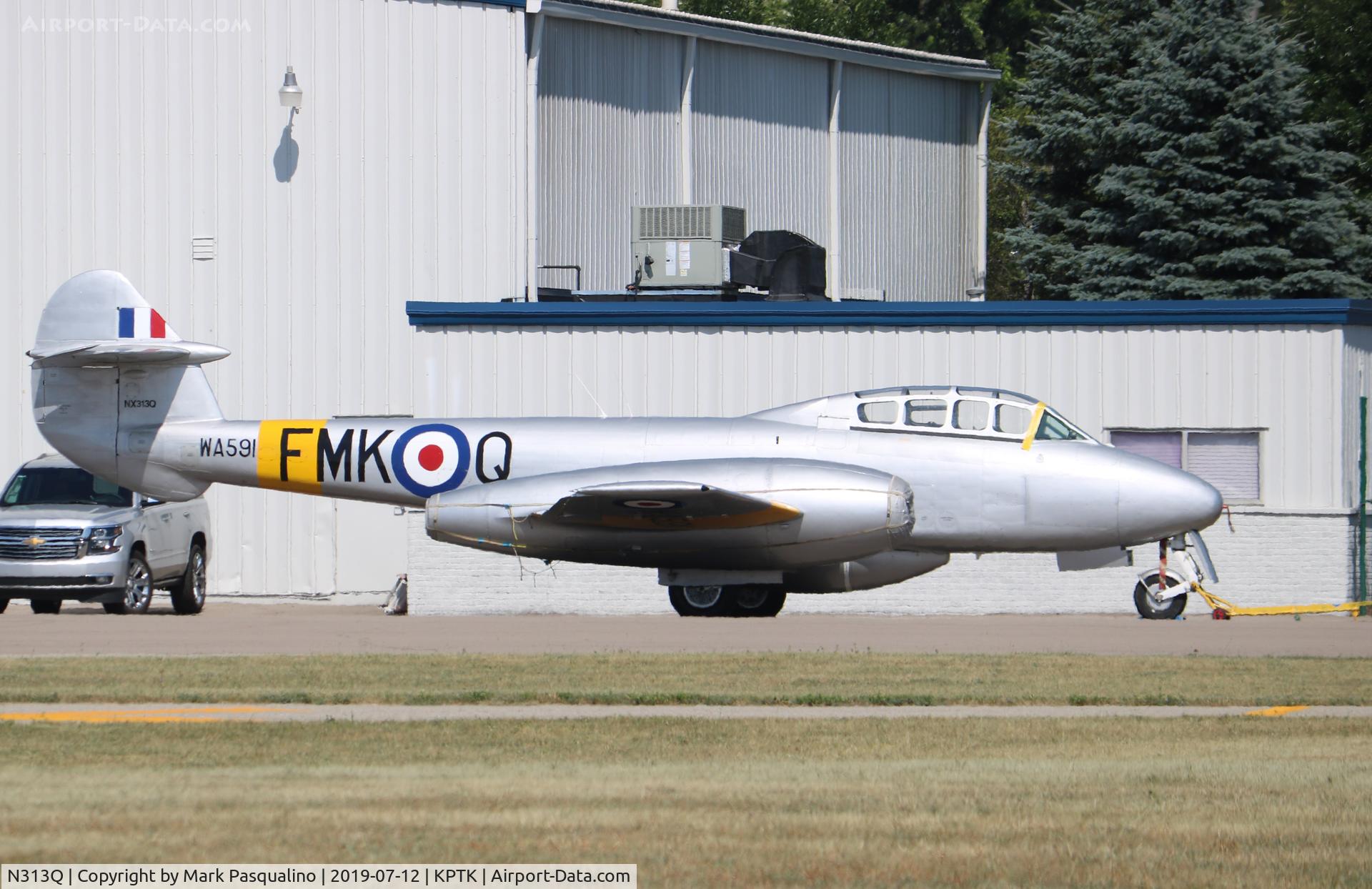 N313Q, 1949 Gloster Meteor T.7 C/N G5/356460, Gloster Meteor T.7