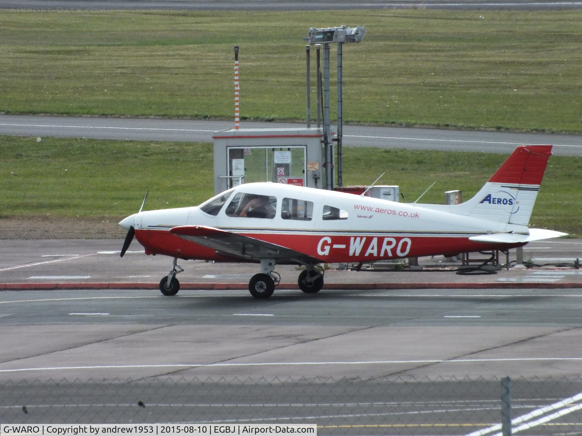 G-WARO, 1997 Piper PA-28-161 Cherokee Warrior III C/N 28-42015, G-WARO at Gloucestershire Airport.