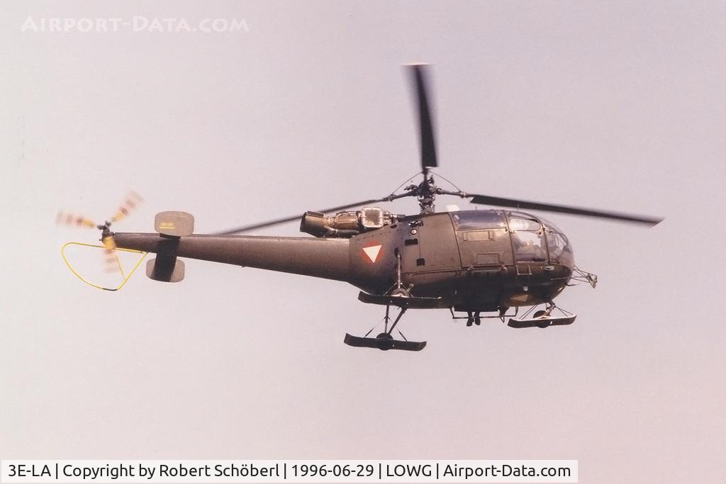 3E-LA, Sud SE-3160 Alouette III C/N 1472, 3E-LA @ LOWG 1996