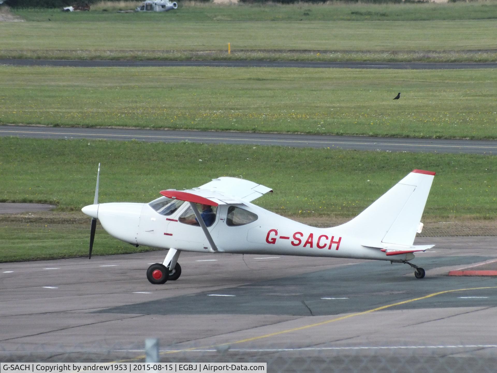 G-SACH, 2002 Stoddard-Hamilton Glastar C/N PFA 295-13088, G-SACH at Gloucestershire Airport.