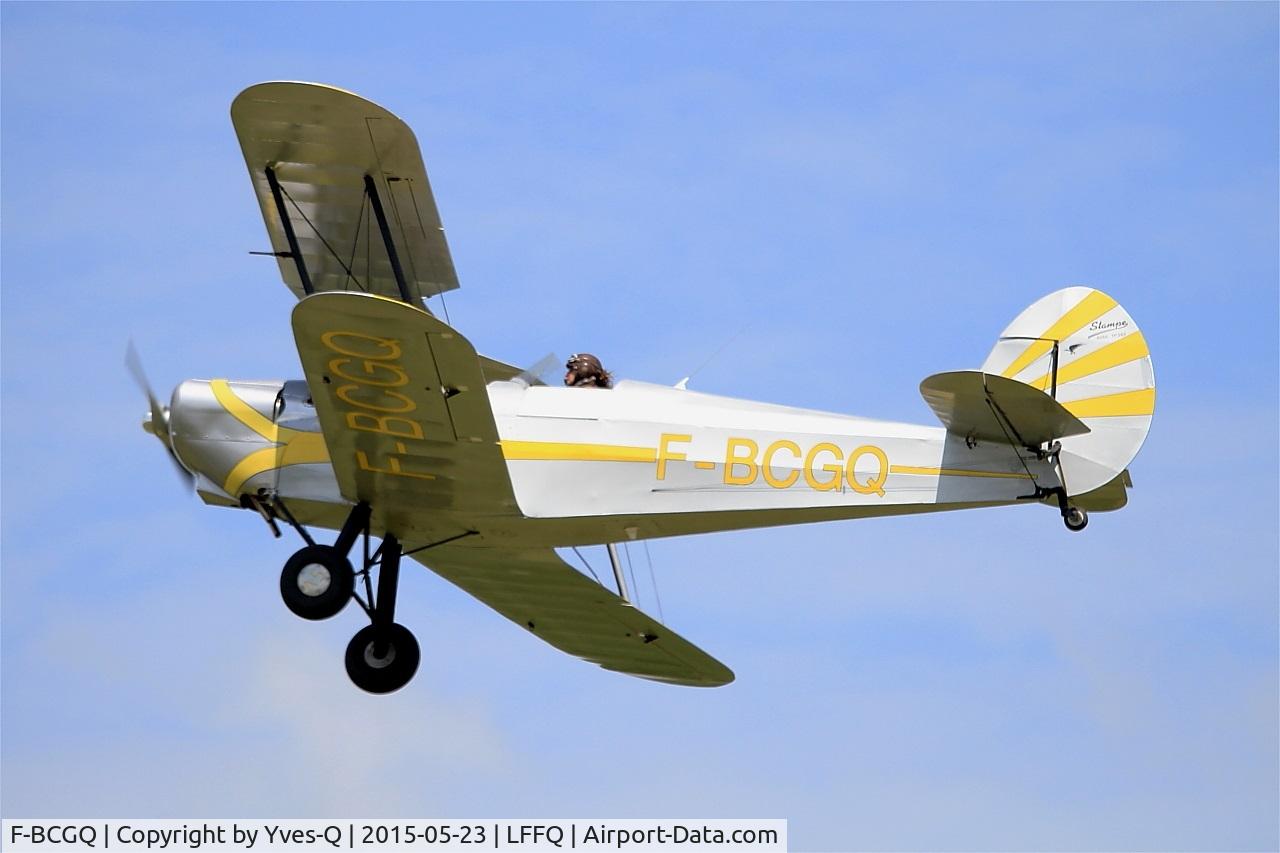 F-BCGQ, Stampe-Vertongen SV-4A C/N 263, Stampe-Vertongen SV-4A, On display, La Ferté-Alais airfield (LFFQ) Air show 2015