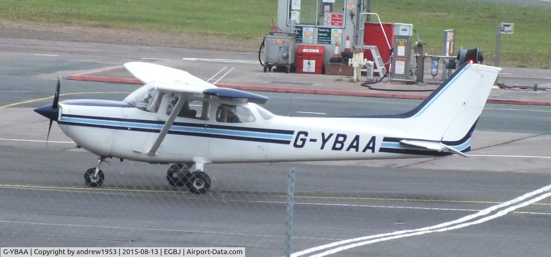 G-YBAA, 1976 Reims Cessna FR172J Reims Rocket C/N 0579, G-YBAA at Gloucestershire Airport.