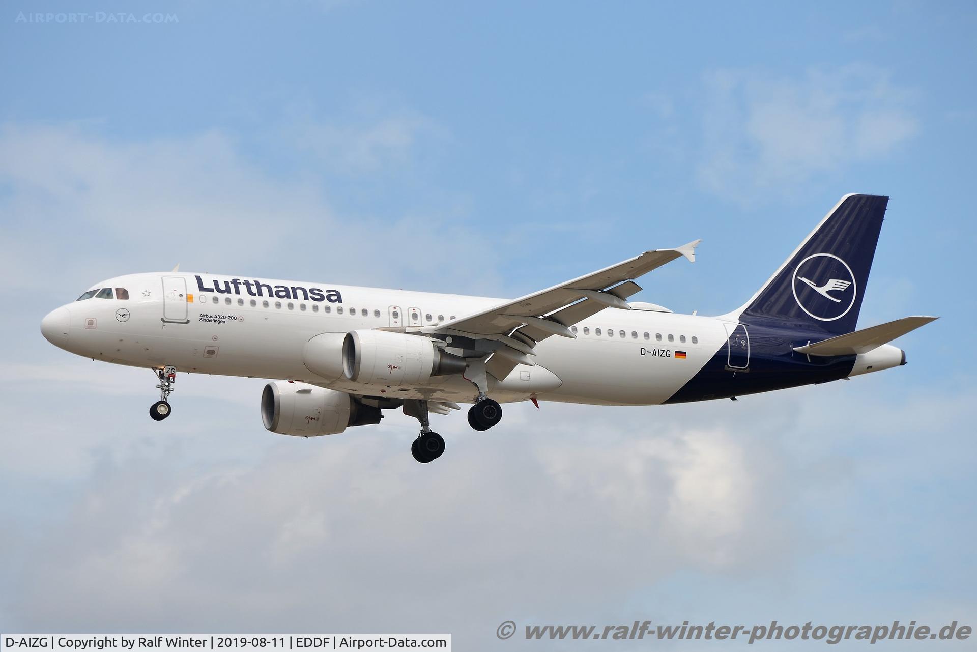 D-AIZG, 2010 Airbus A320-214 C/N 4324, Airbus A320-214 - LH DLH Lufthansa 'Sindelfingen' - 4324 - D-AIZG - 11.08.2019 - FRA