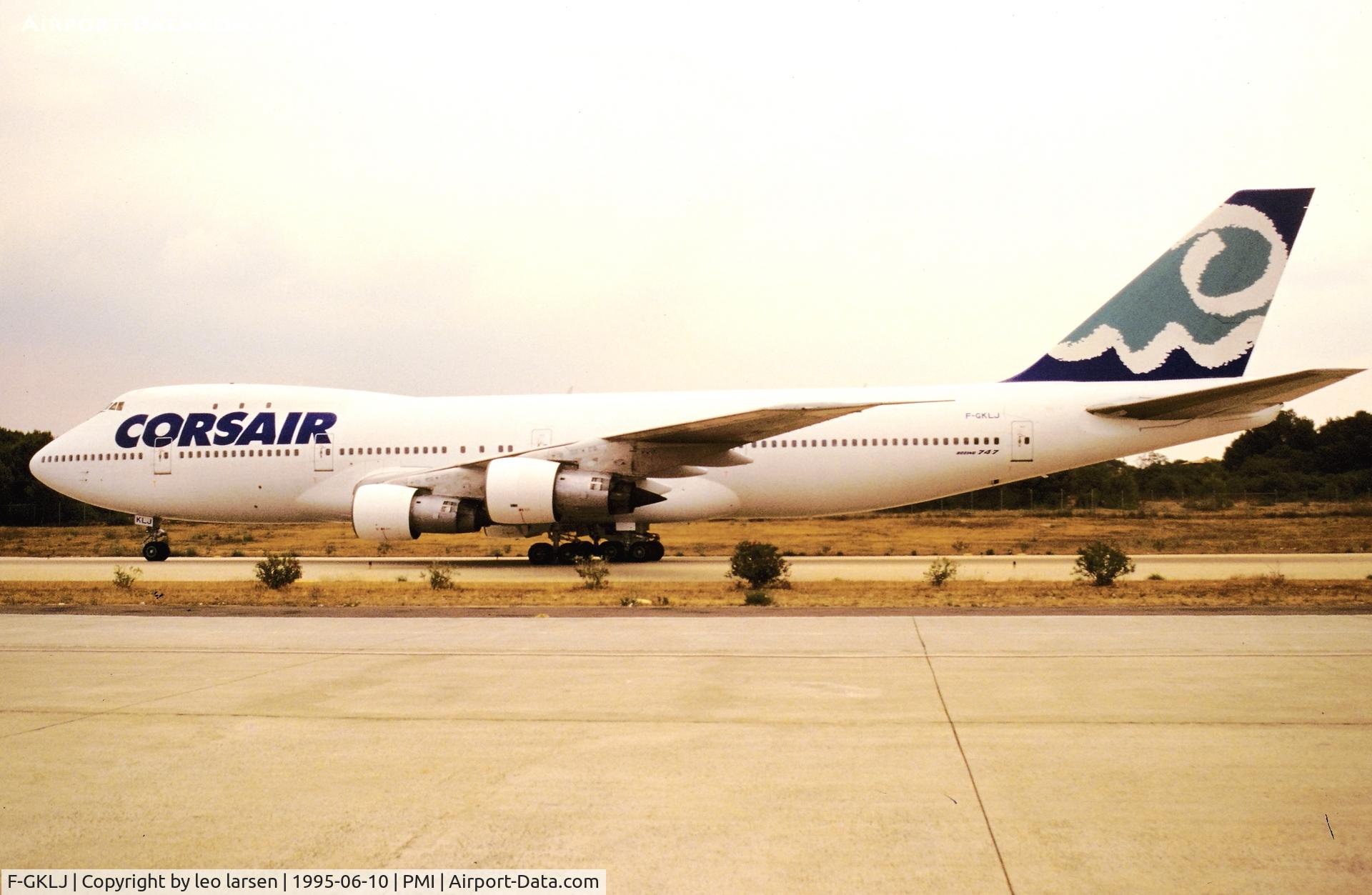 F-GKLJ, 1970 Boeing 747-121 C/N 19660, Palma de Mallorca 10.6.1995