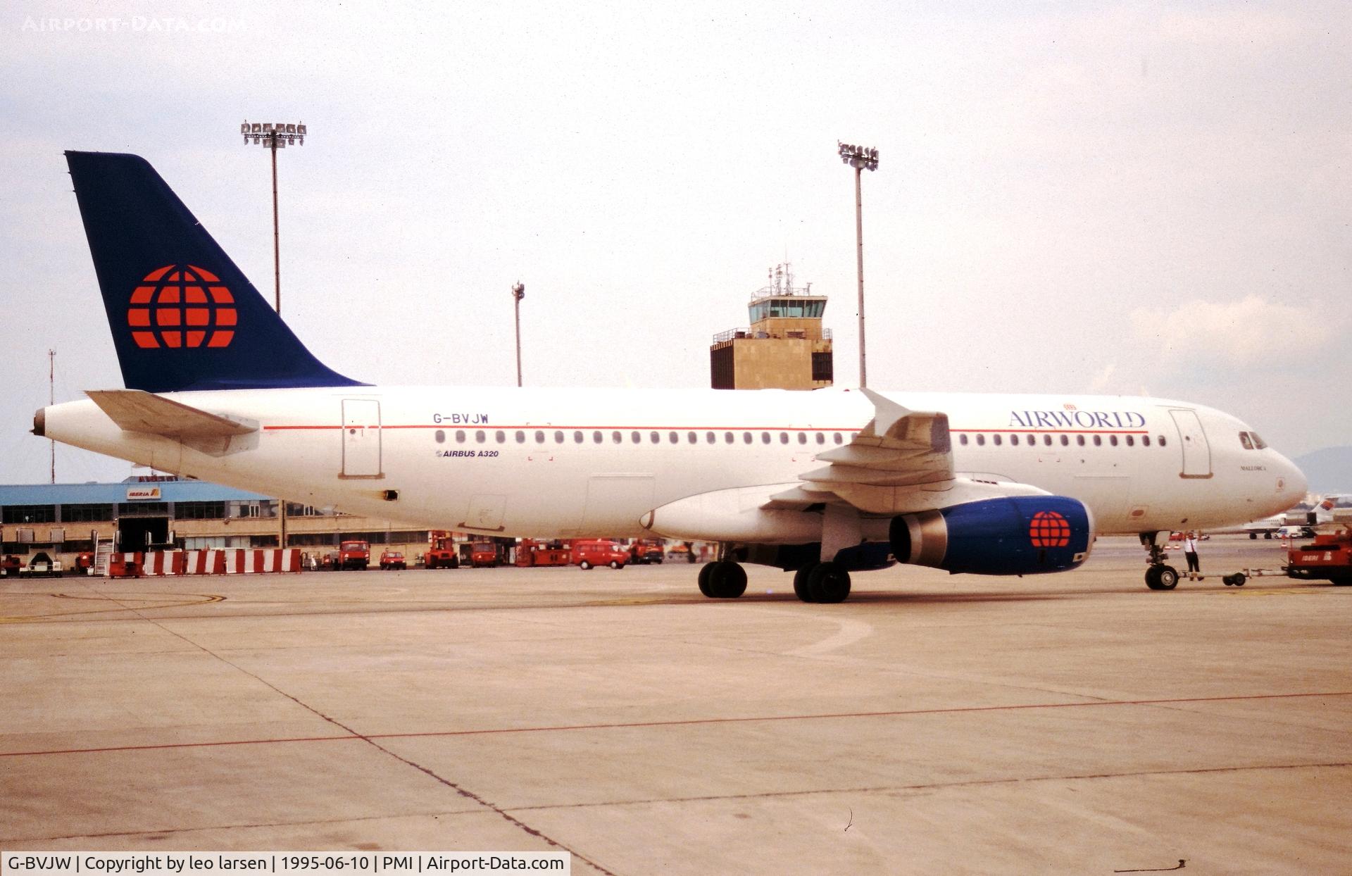 G-BVJW, 1994 Airbus A320-231 C/N 467, Palma de Mallorca 10.6.1995